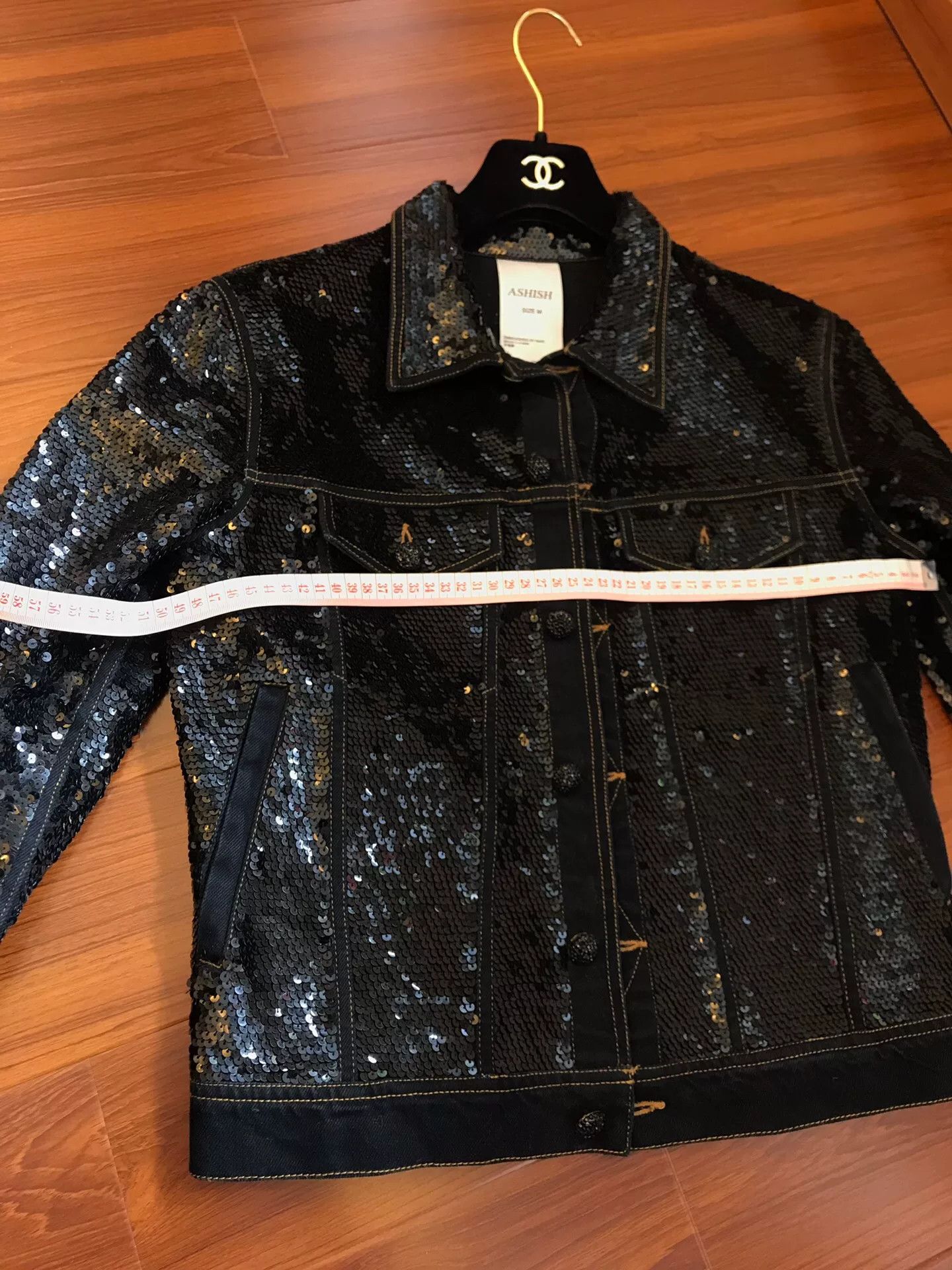 ASHISH Ashish Sequined Denim Jacket Size US M / EU 48-50 / 2 - 7 Thumbnail