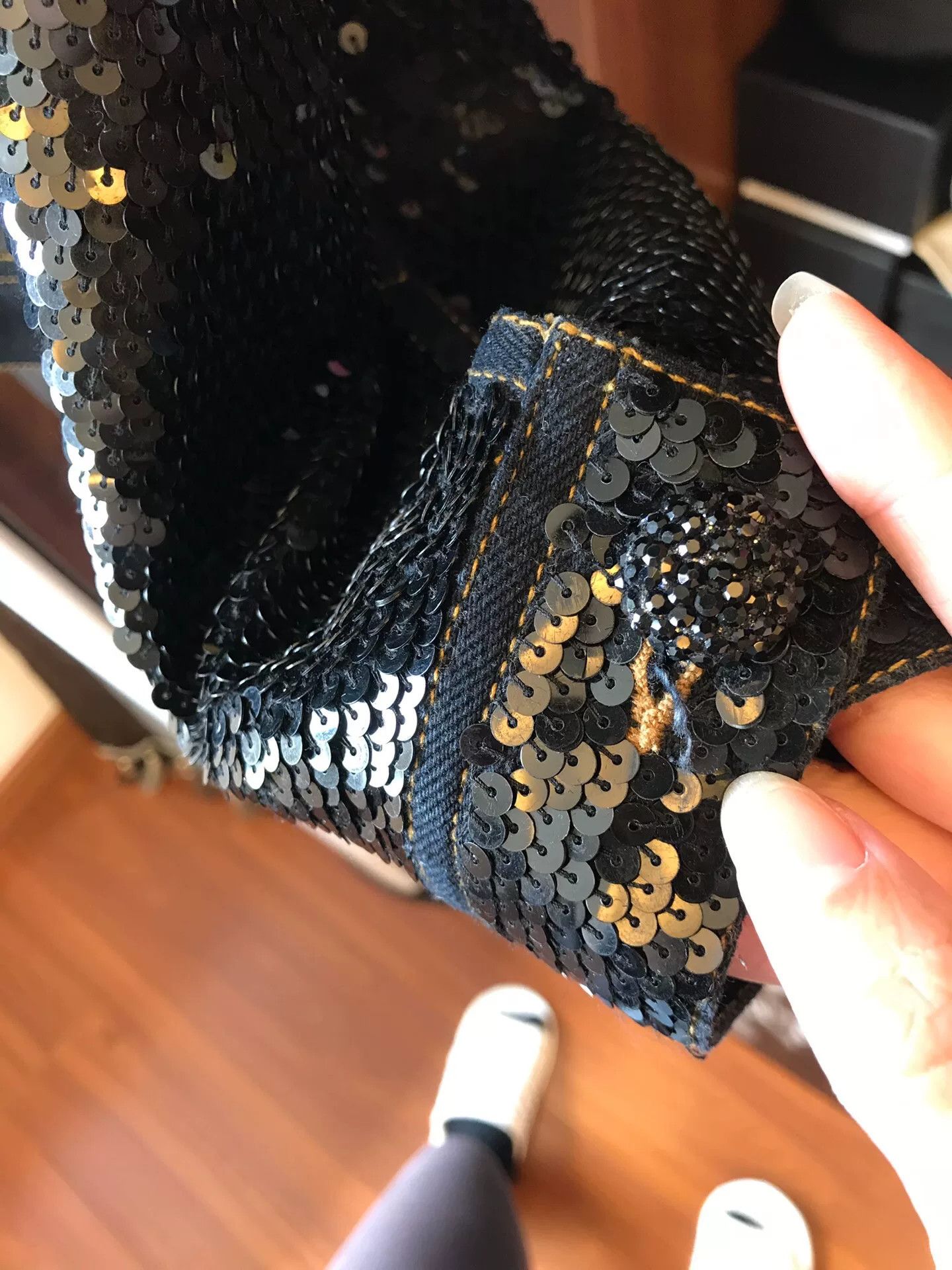 ASHISH Ashish Sequined Denim Jacket Size US M / EU 48-50 / 2 - 4 Thumbnail