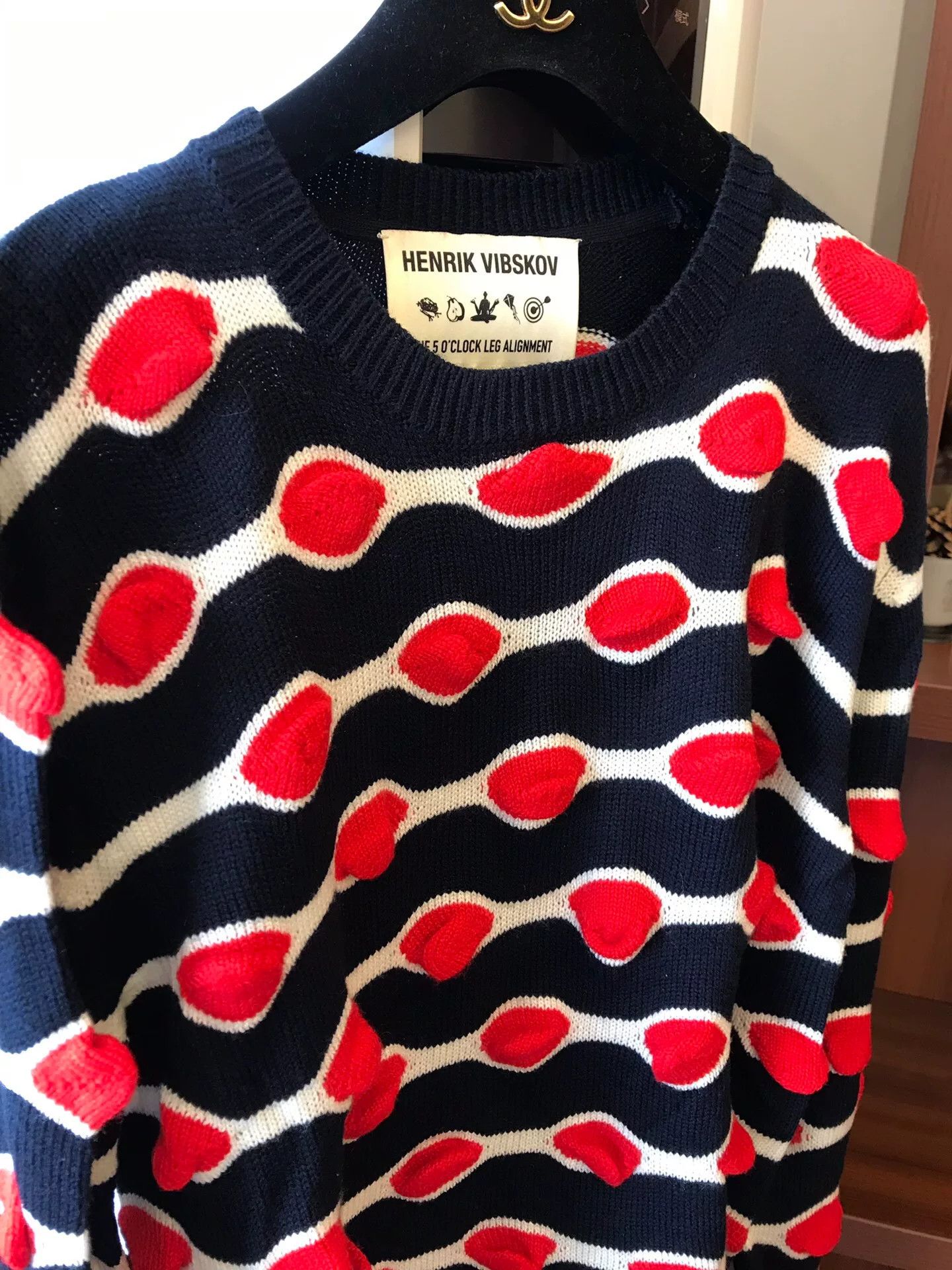 Henrik Vibskov Henrik Vibskov Women's Patterned Sweater Size M / US 6-8 / IT 42-44 - 2 Thumbnail