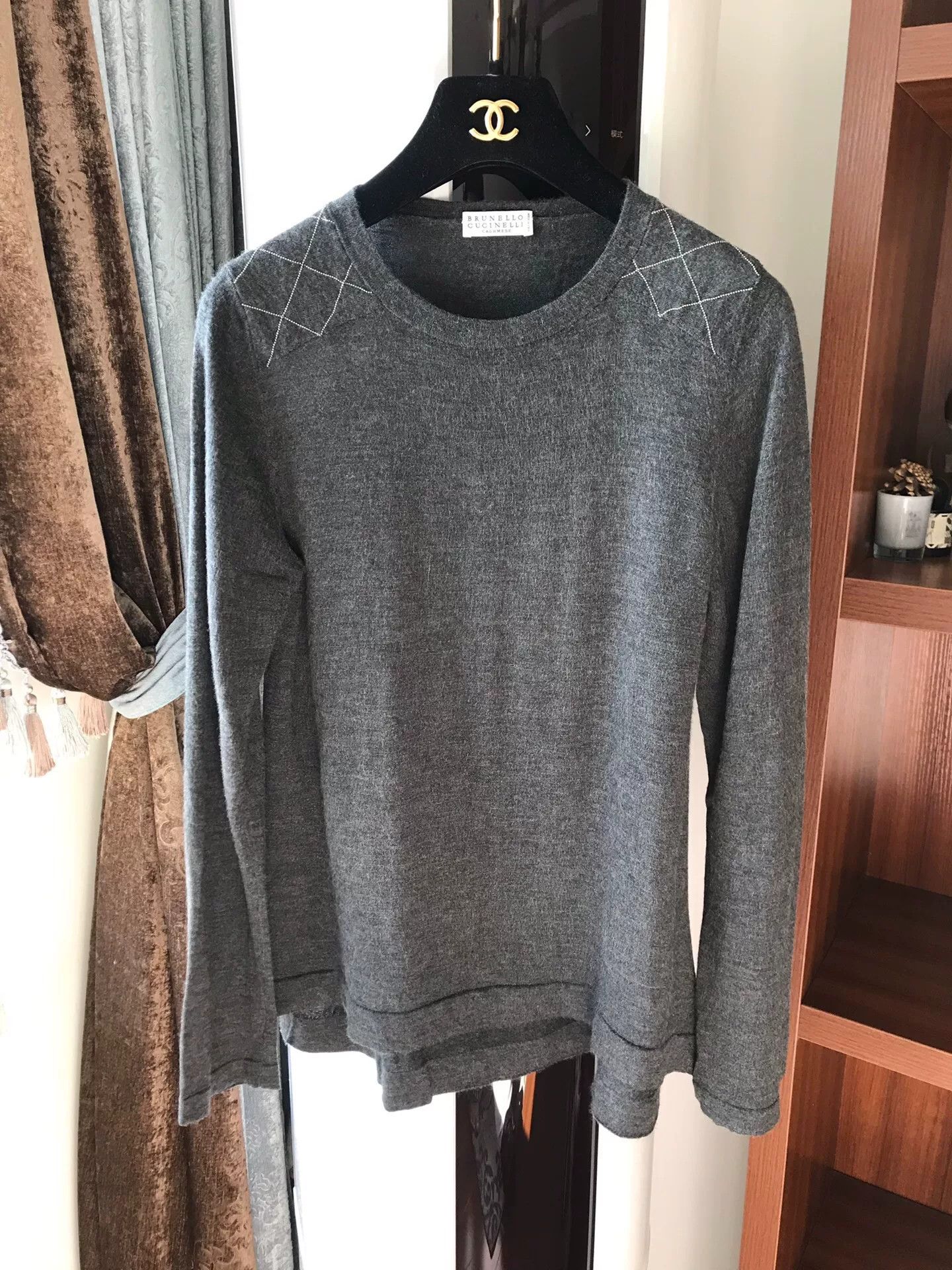 Brunello Cucinelli Brunello Cucinelli Women's Cashmere Sweater Size S / US 4 / IT 40 - 8 Thumbnail