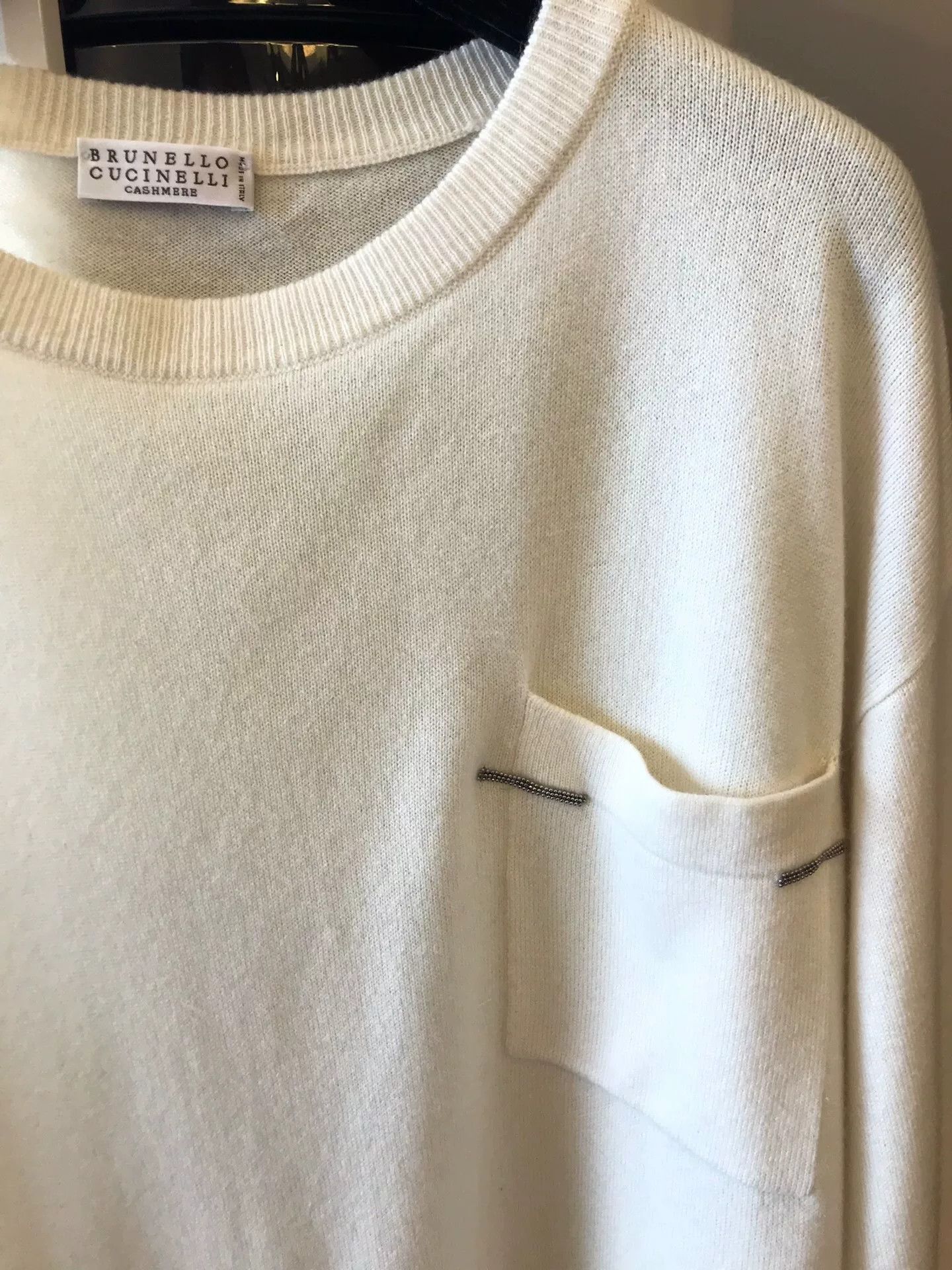 Brunello Cucinelli Brunello Cucinelli Women's Cashmere Sweater Size M / US 6-8 / IT 42-44 - 2 Thumbnail
