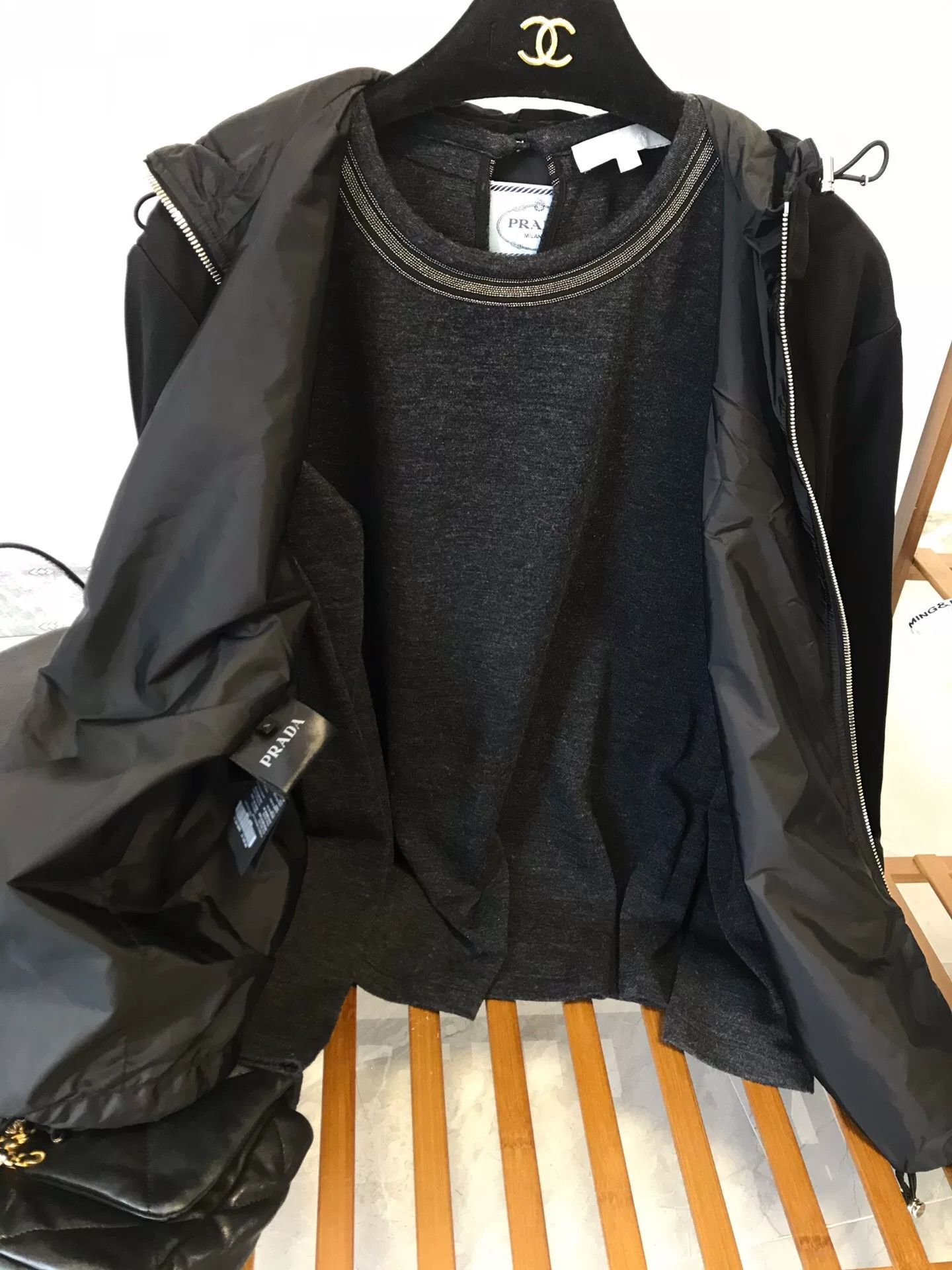 Prada Prada Authentic New Women's Coat Size S / US 4 / IT 40 - 7 Thumbnail