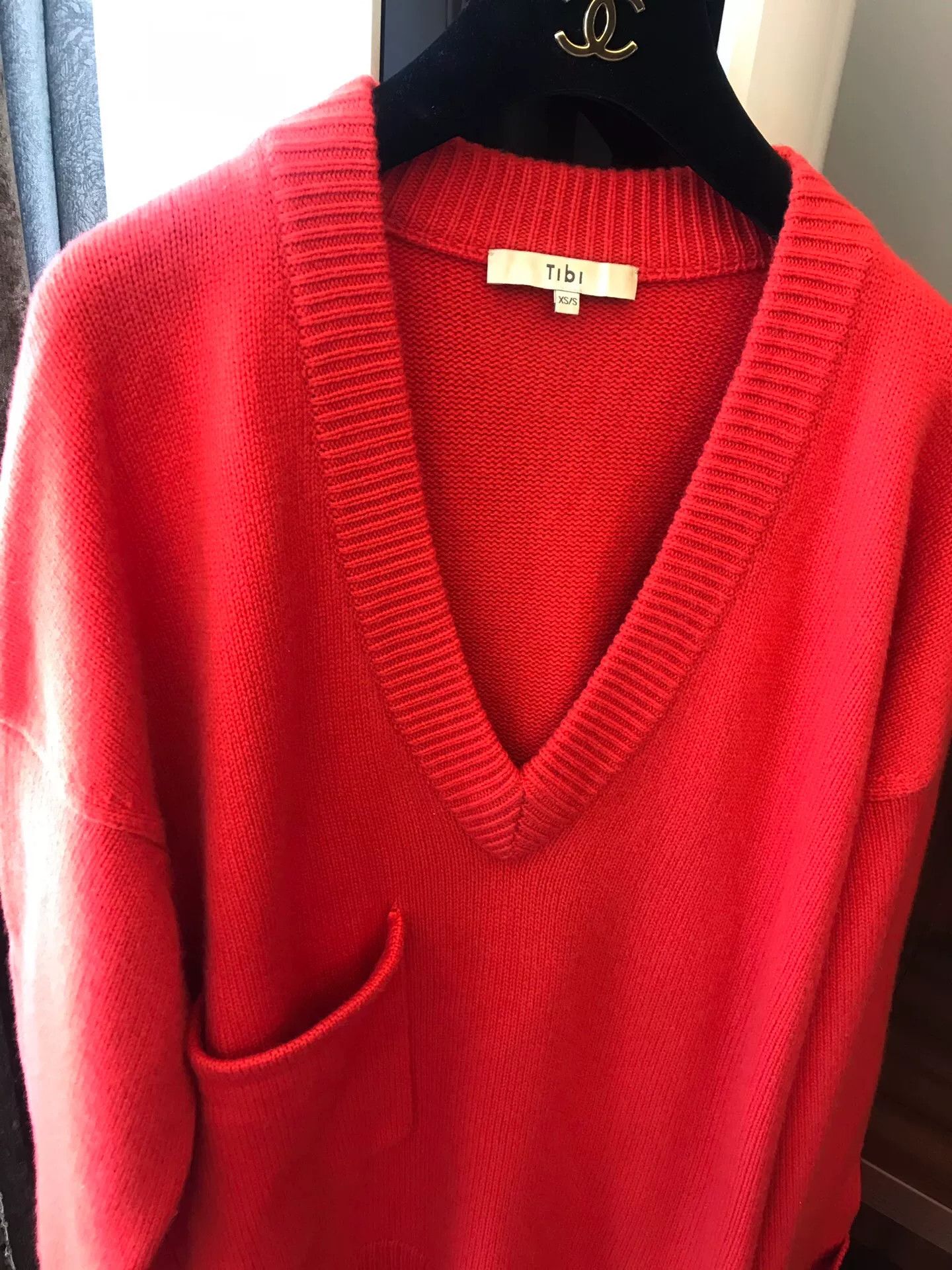 Tibi Tibi Red Cashmere Sweater XS Size XS / US 0-2 / IT 36-38 - 3 Thumbnail