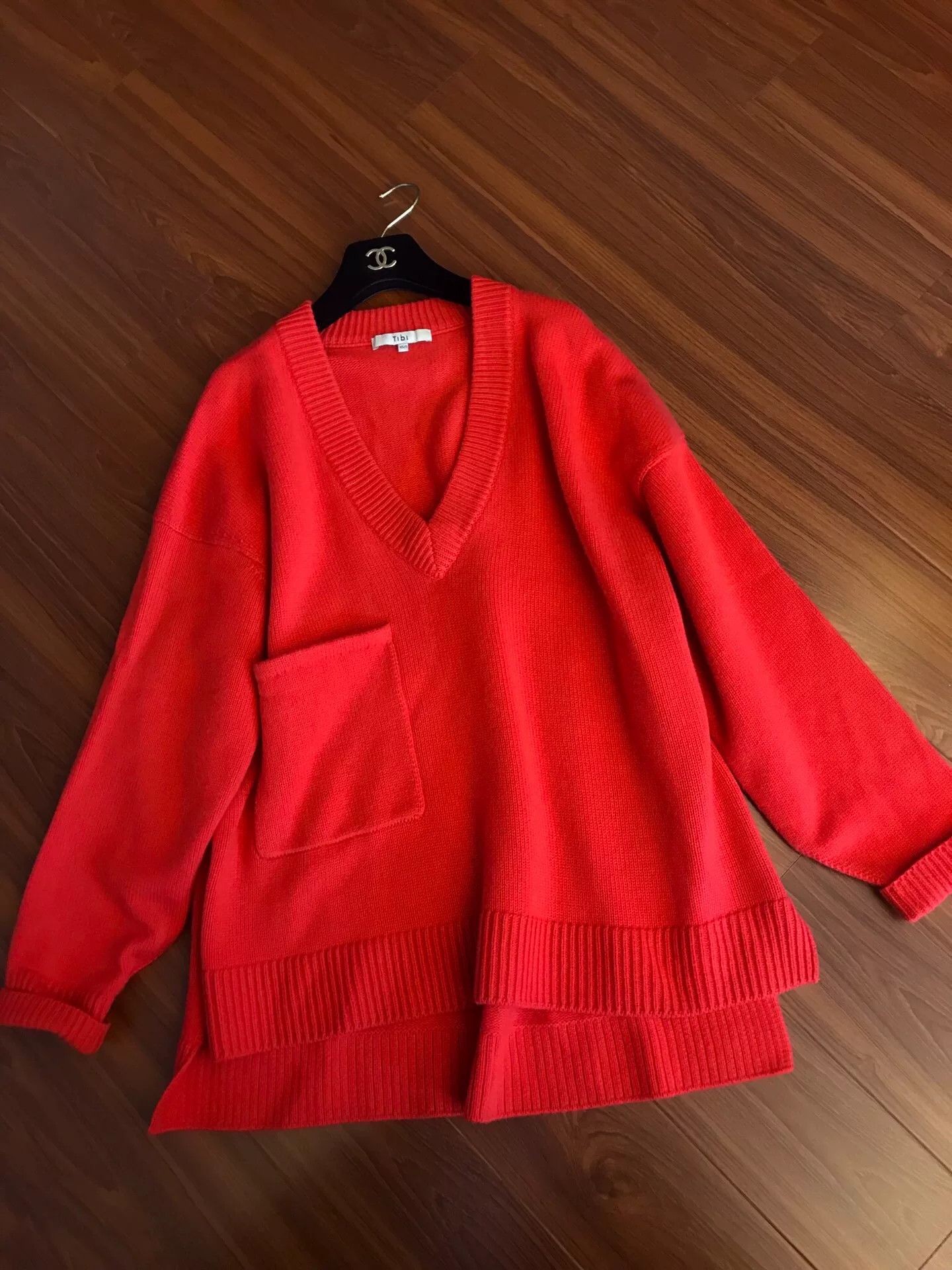 Tibi Tibi Red Cashmere Sweater XS Size XS / US 0-2 / IT 36-38 - 5 Thumbnail