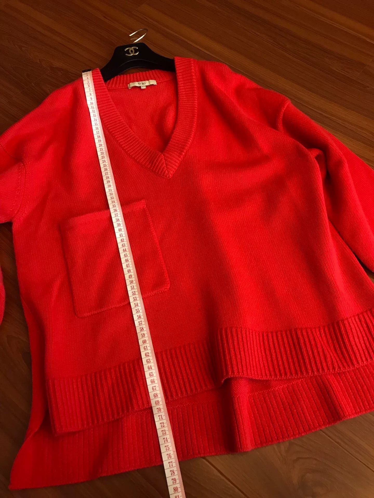 Tibi Tibi Red Cashmere Sweater XS Size XS / US 0-2 / IT 36-38 - 7 Thumbnail
