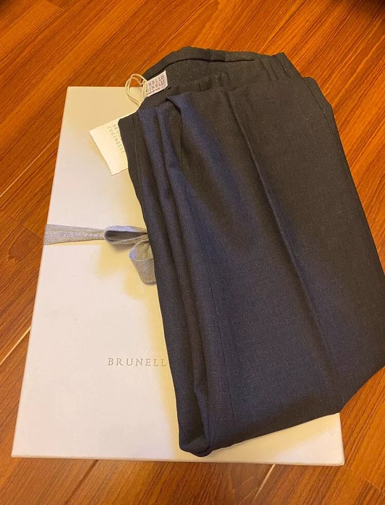 Brunello Cucinelli Brunello Cucinelli Wool Women's Pants Size 40" / US 18 - 6 Thumbnail