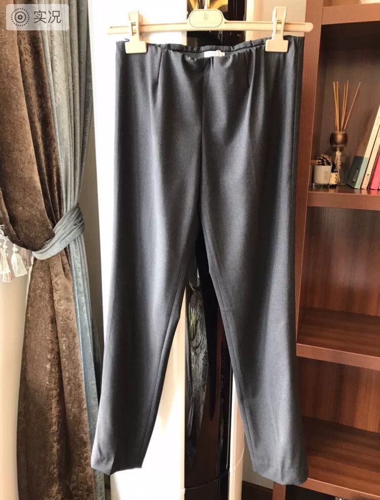 Brunello Cucinelli Brunello Cucinelli Wool Women's Pants Size 40" / US 18 - 2 Thumbnail
