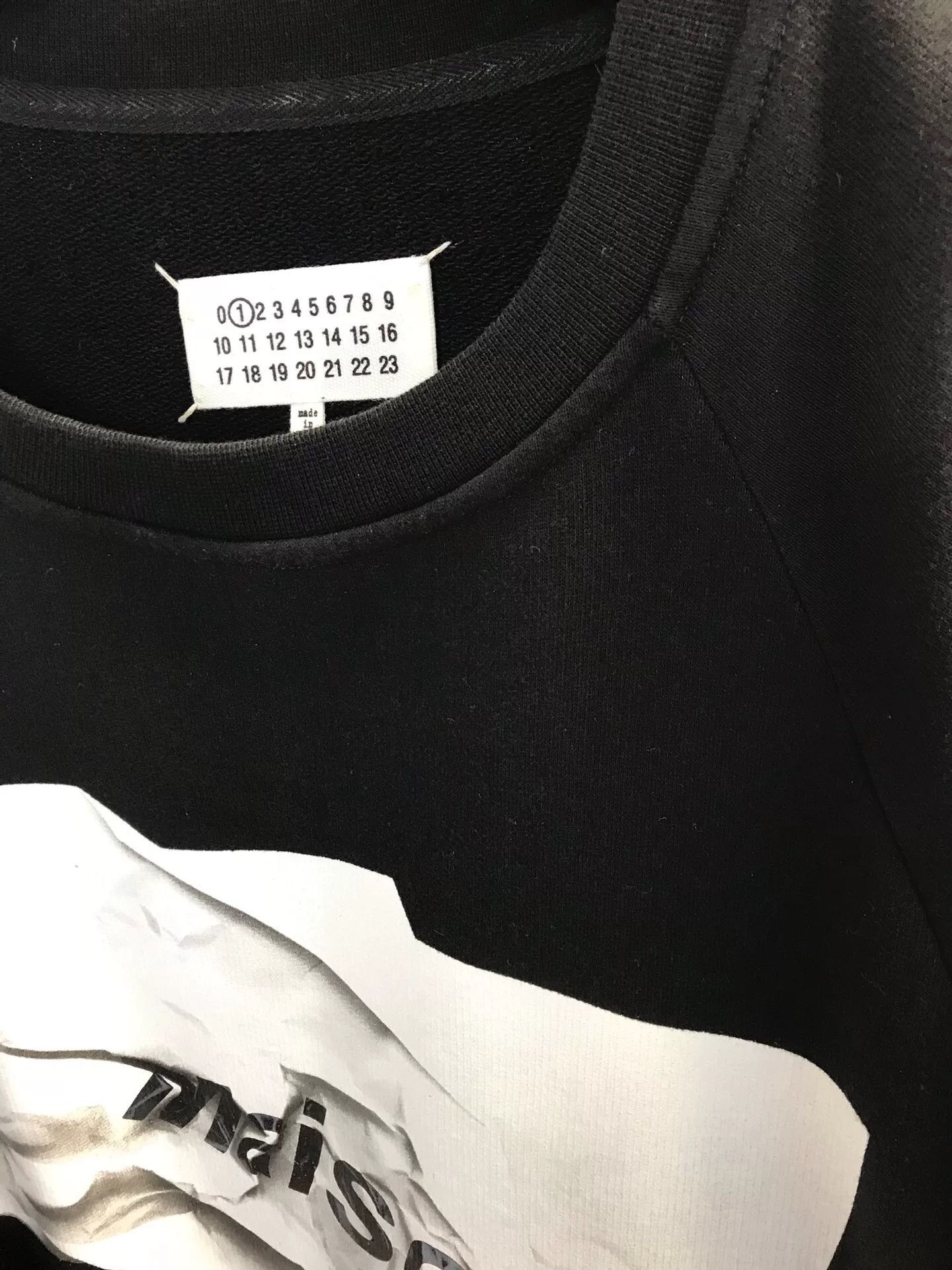 Maison Margiela Maison Margiela Black Sweatshirt Size S / US 4 / IT 40 - 7 Thumbnail