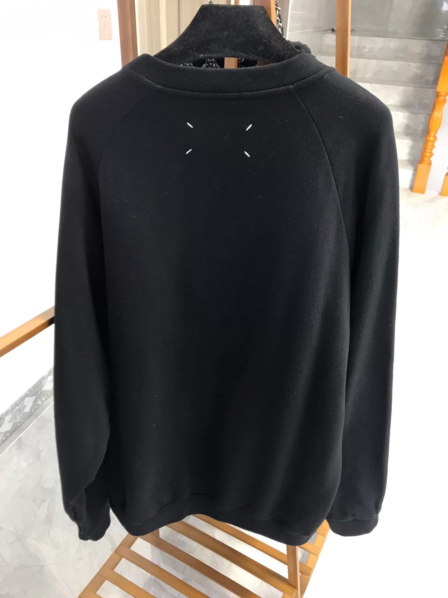 Maison Margiela Maison Margiela Black Sweatshirt Size S / US 4 / IT 40 - 8 Thumbnail