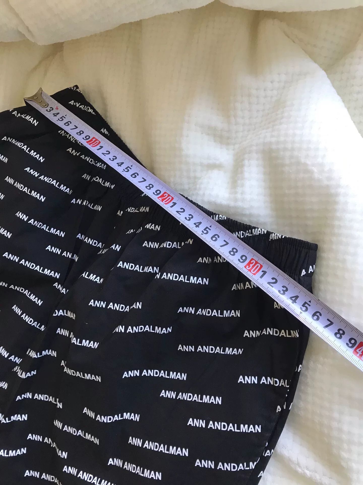 Ann Demeulemeester Ann Andelman Full Logo Straight-Leg Pants Size 30" / US 8 / IT 44 - 7 Thumbnail