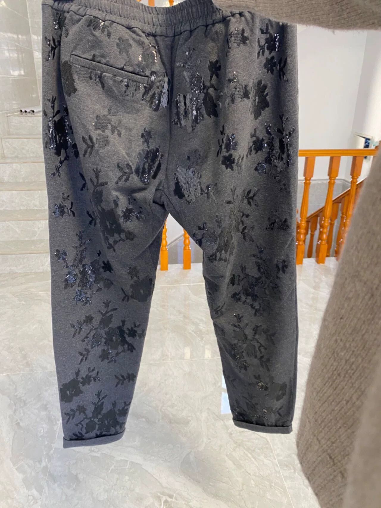 Brunello Cucinelli Brunello Cucinelli Women's Embellished Pants Size 34" / US 12 / IT 48 - 6 Thumbnail