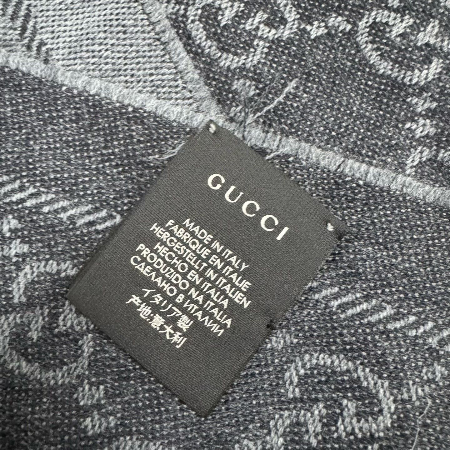 Gucci Gucci Double G Logo Reversible Scarf Size ONE SIZE - 5 Thumbnail