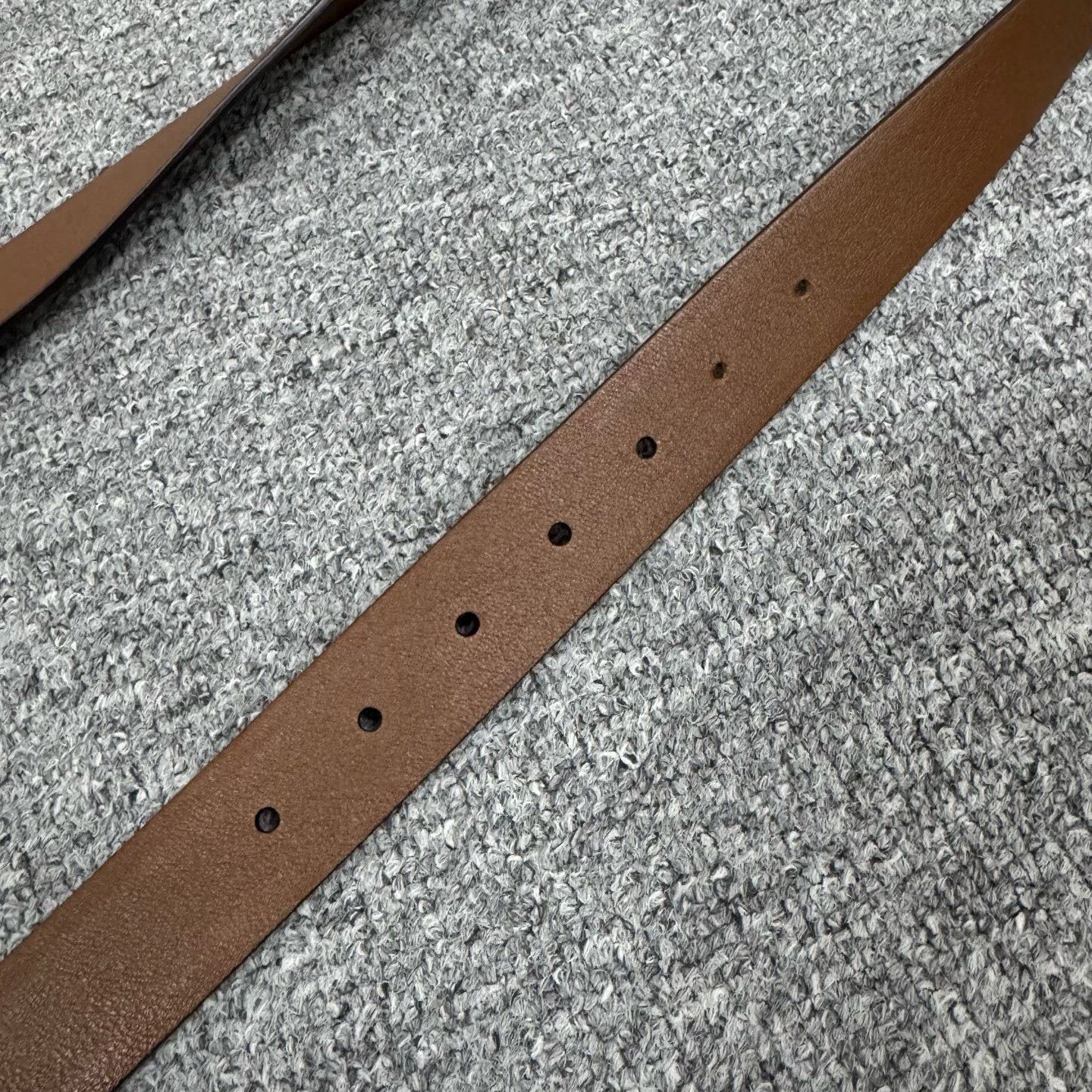 Miu Miu Miu Miu Vintage Gold Buckle Brown Belt Size ONE SIZE - 5 Thumbnail