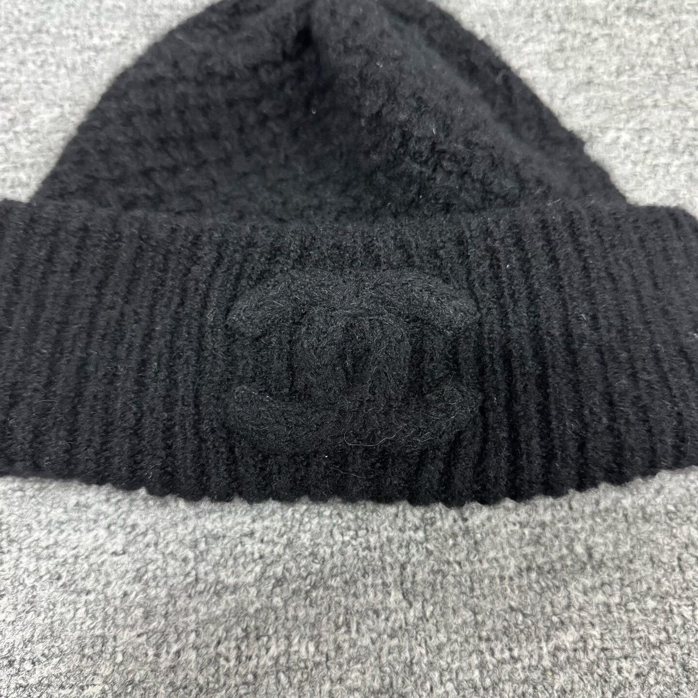 Chanel Chanel Double C Logo Cashmere Beanie Size ONE SIZE - 3 Thumbnail