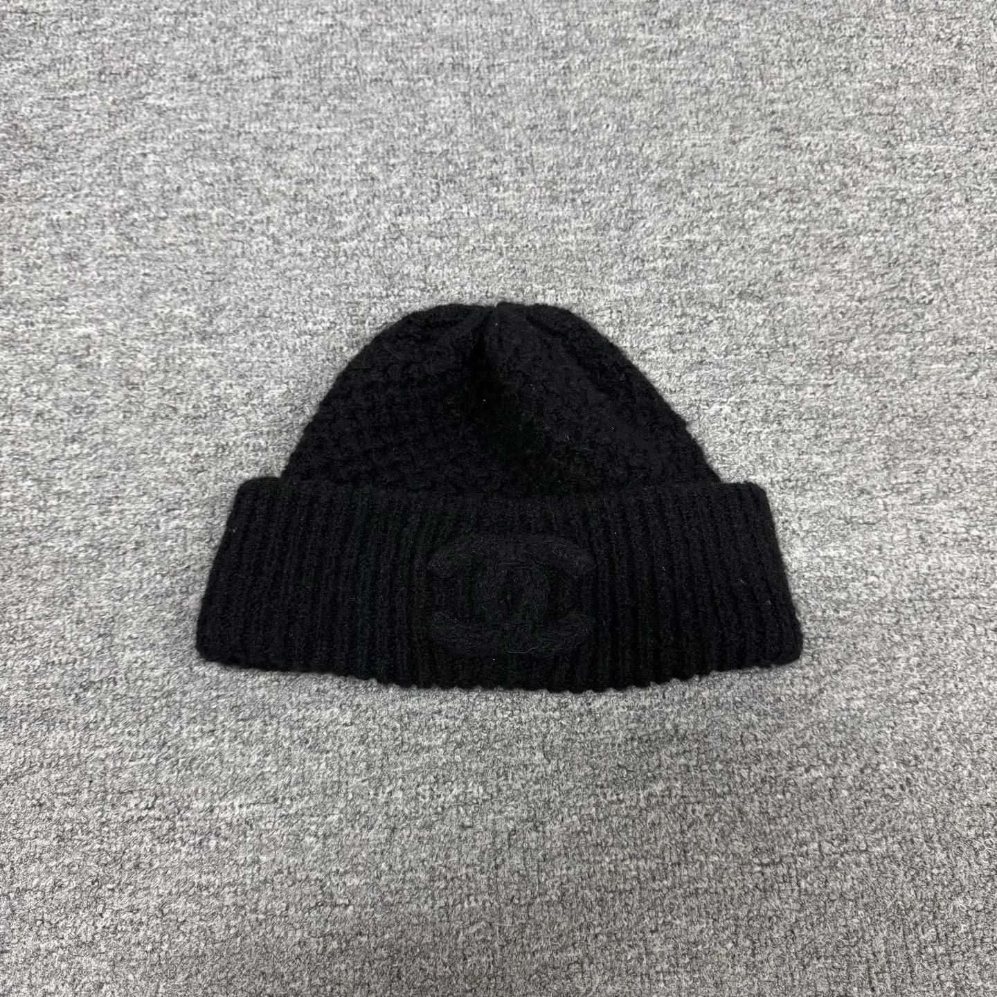 Chanel Chanel Double C Logo Cashmere Beanie Size ONE SIZE - 2 Thumbnail