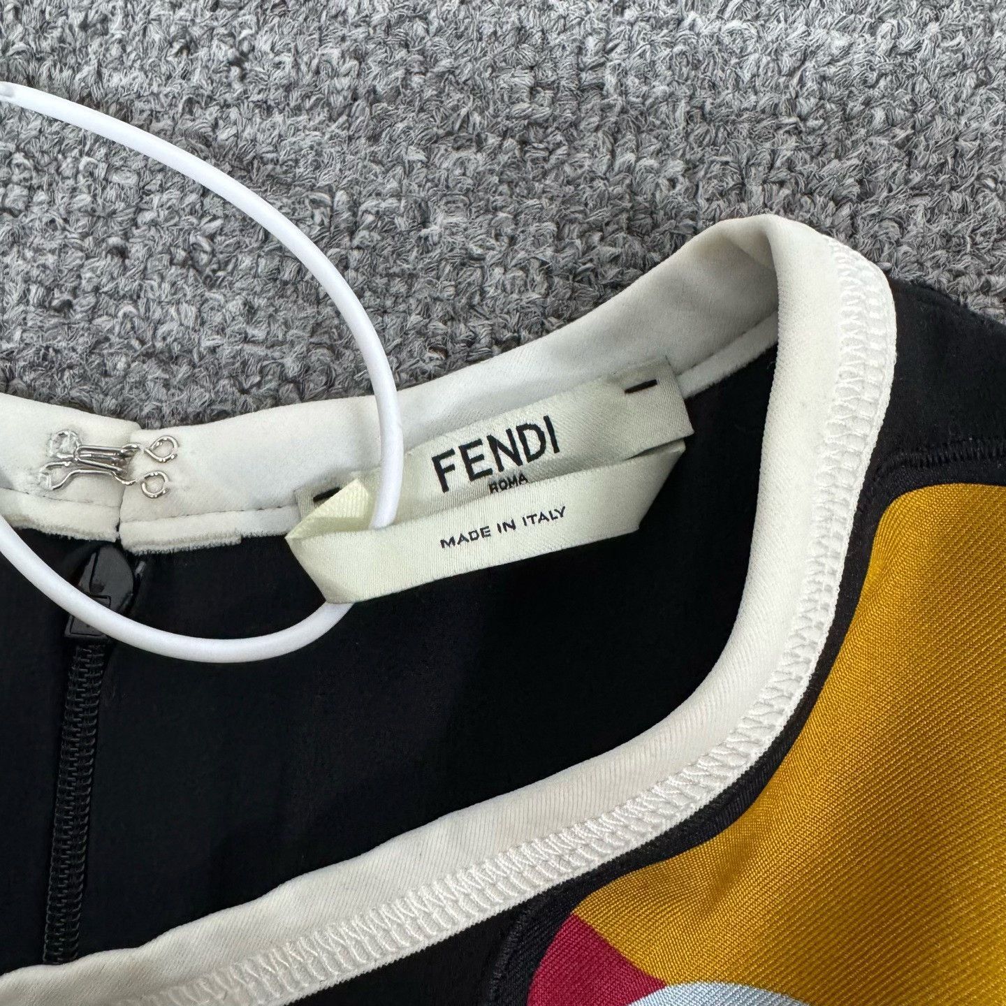 Fendi Fendi Logo Graffiti Women's Dress Size XS / US 0-2 / IT 36-38 - 4 Thumbnail