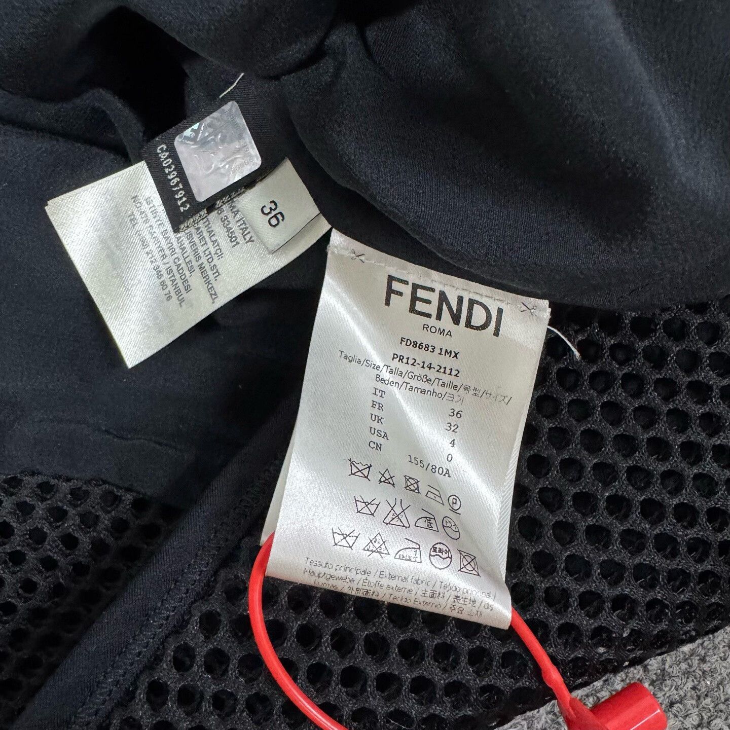 Fendi Fendi Logo Graffiti Women's Dress Size XS / US 0-2 / IT 36-38 - 5 Thumbnail