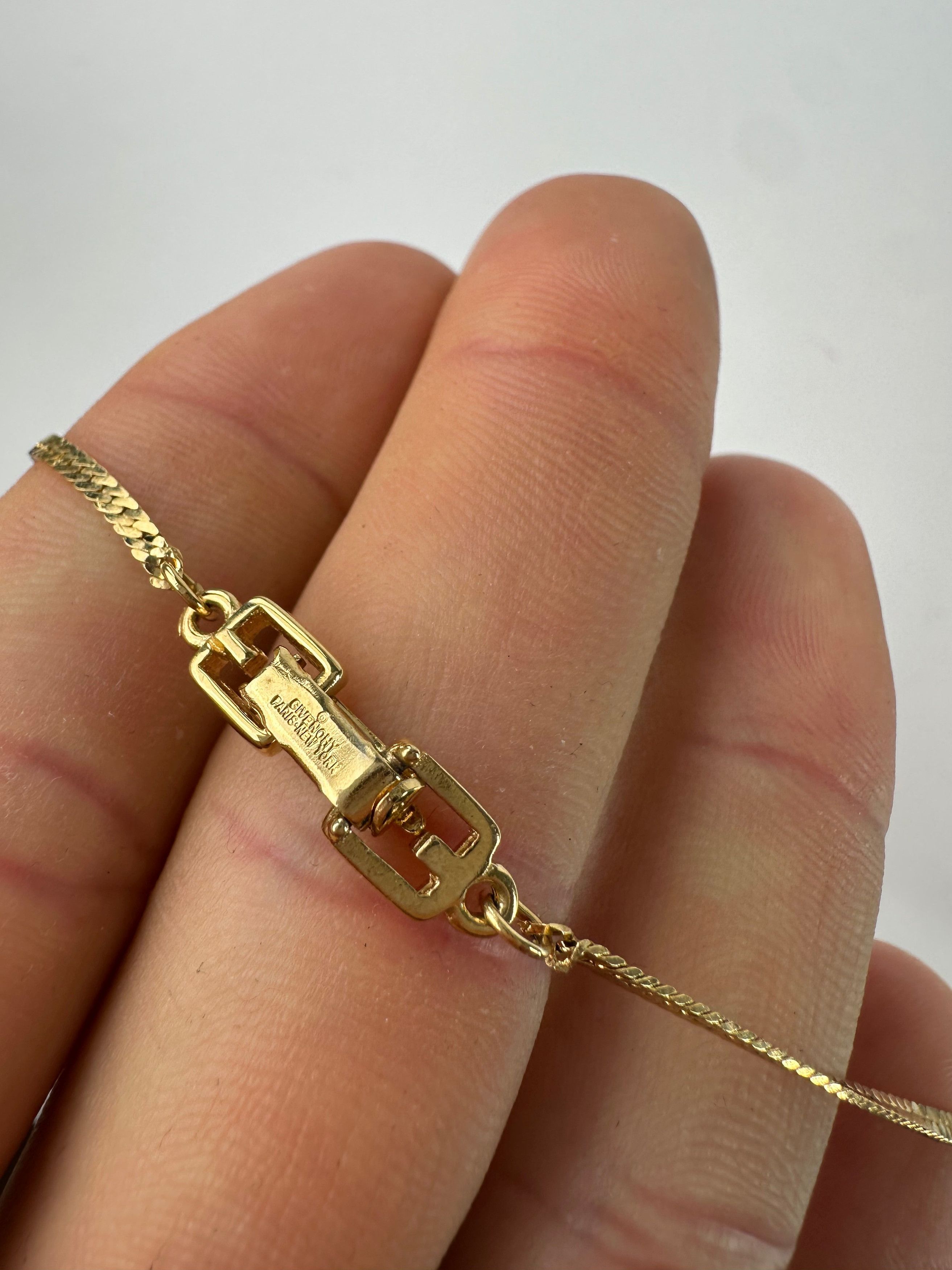 Givenchy Vintage Gold Pleated Collier Golden Size ONE SIZE - 7 Thumbnail
