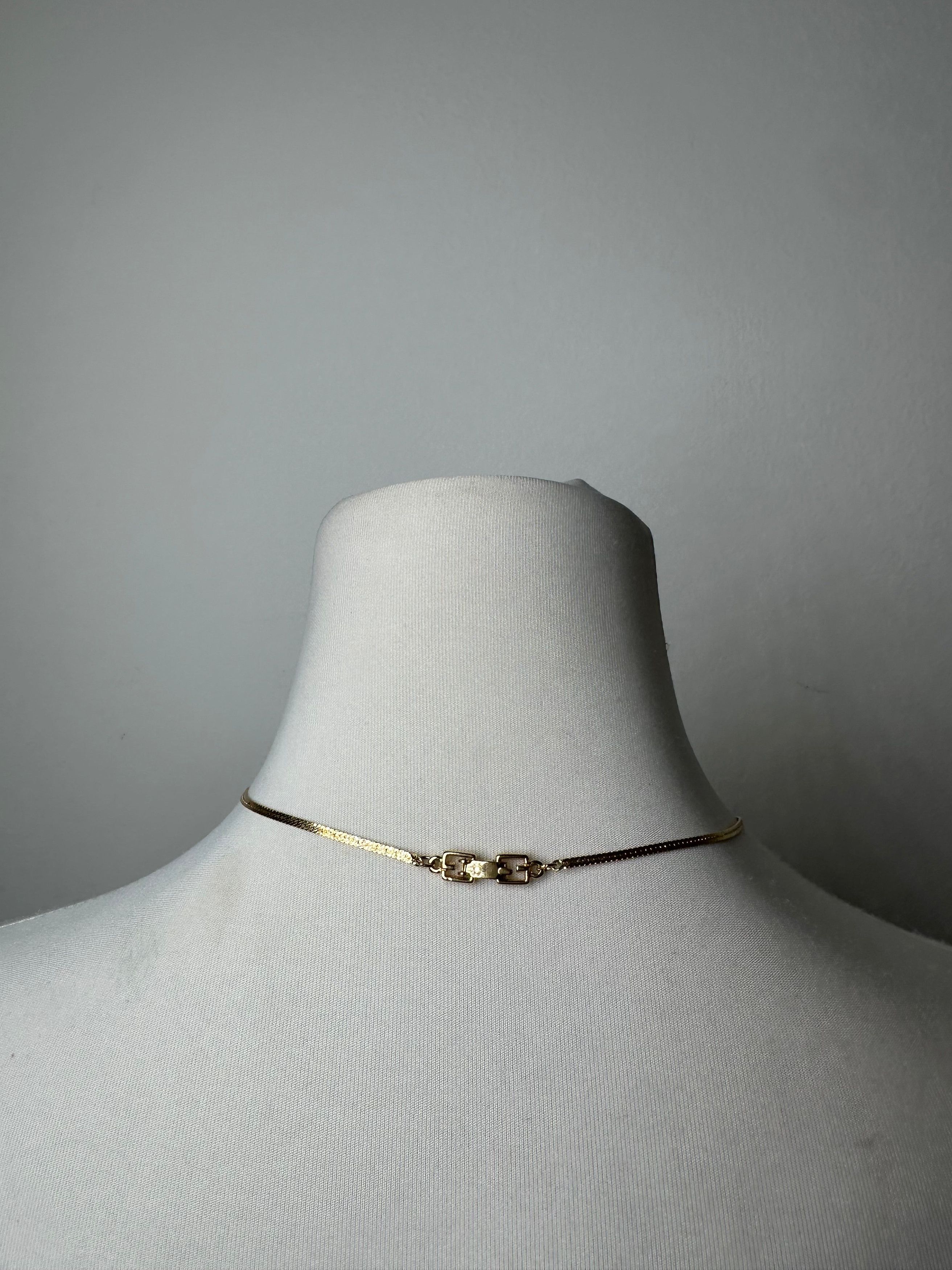 Givenchy Vintage Gold Pleated Collier Golden Size ONE SIZE - 3 Thumbnail