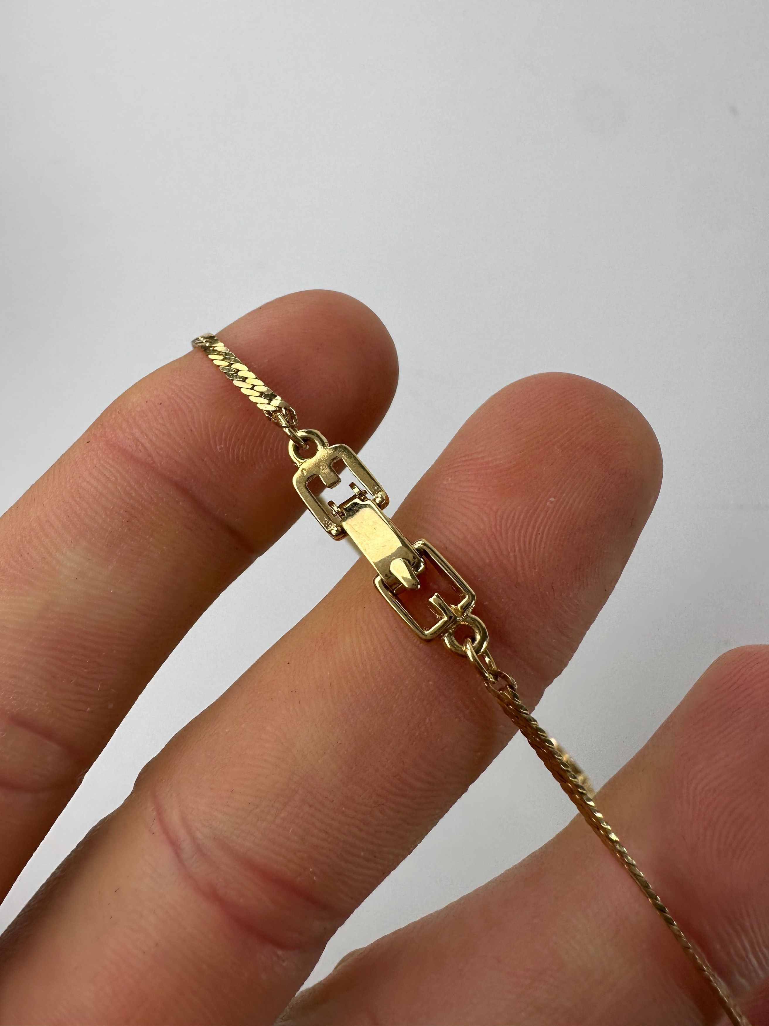 Givenchy Vintage Gold Pleated Collier Golden Size ONE SIZE - 9 Thumbnail