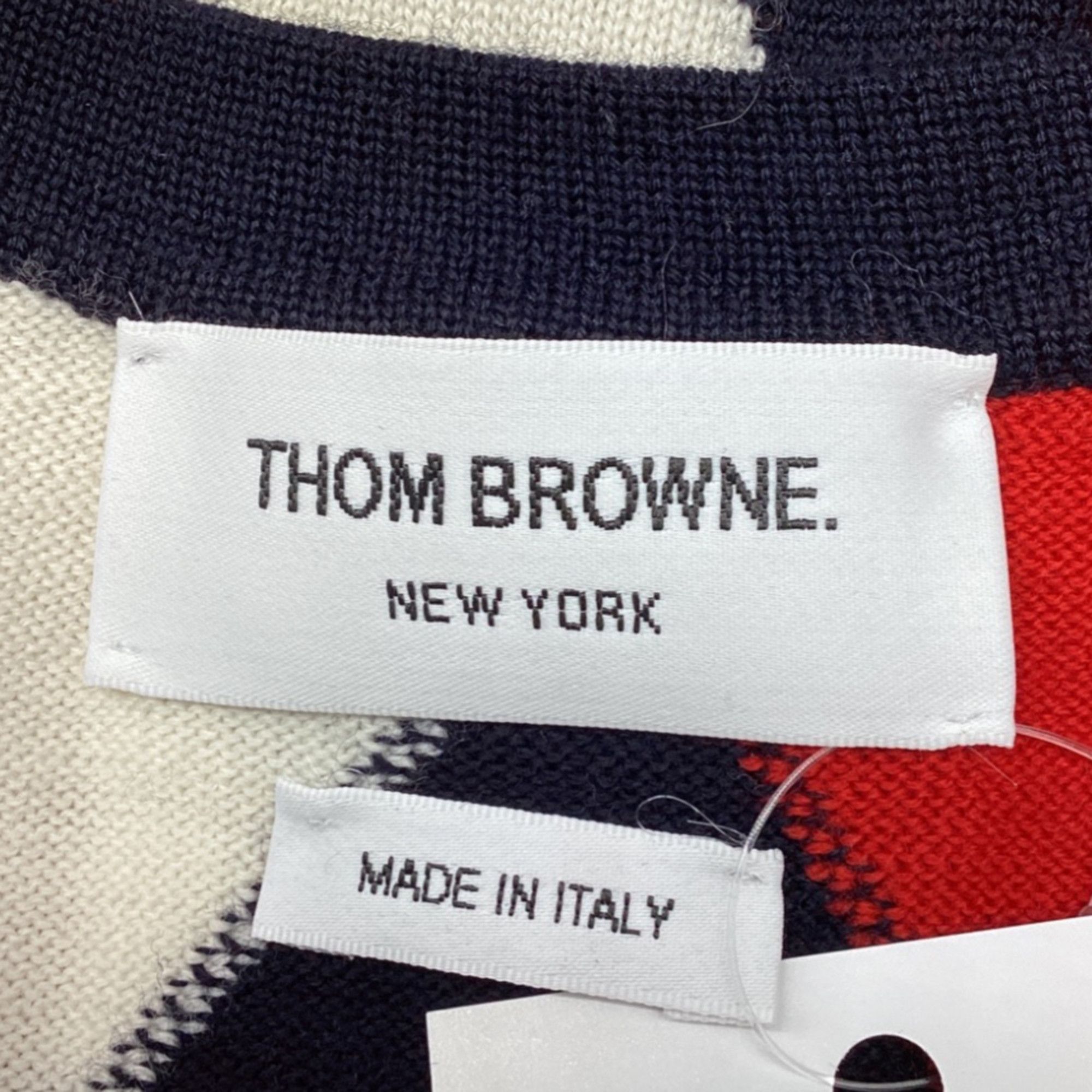 Thom Browne Thom Browne 4-Bar Argyle Vest Sweater in Multicolor Wool Size US L / EU 52-54 / 3 - 6 Thumbnail