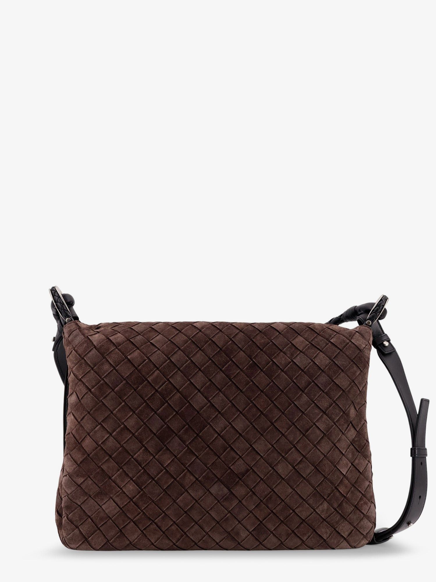 Bottega Veneta Intrecciato Suede Shoulder Bag Size ONE SIZE - 2 Thumbnail