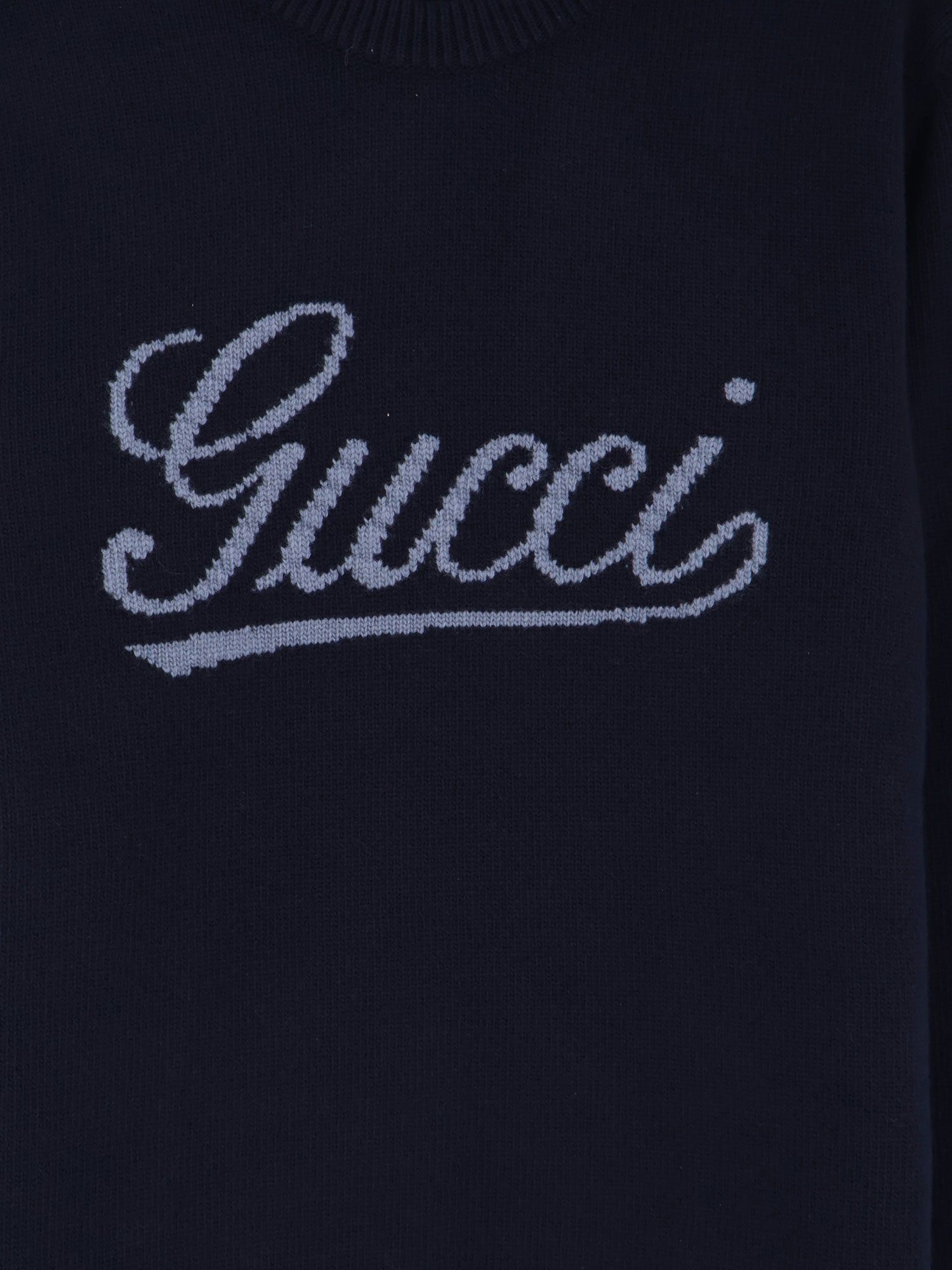 Gucci Wool Sweater With Frontal Embroidered Logo Size US L / EU 52-54 / 3 - 3 Thumbnail