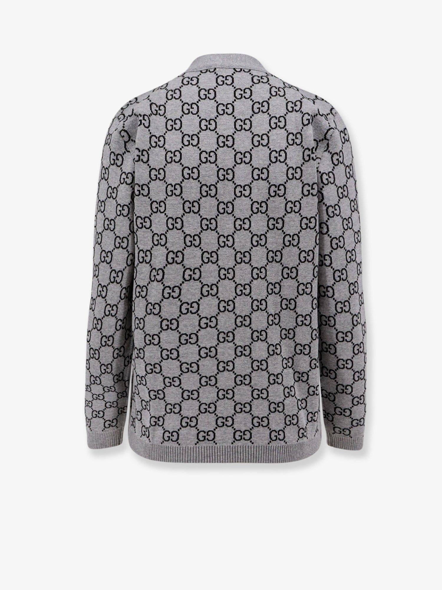 Gucci Reversible Wool Cardigan With Gg Motif Size XS / US 0-2 / IT 36-38 - 2 Thumbnail