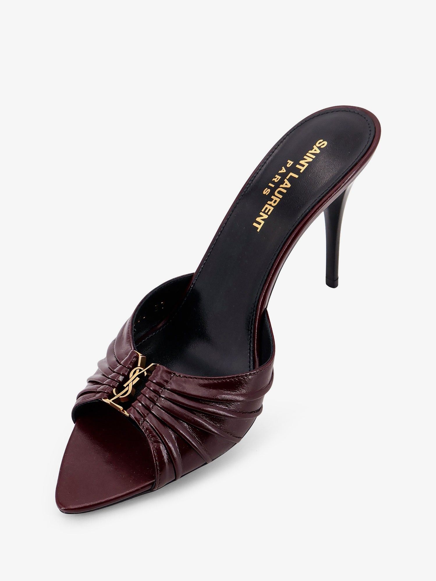 Saint Laurent Paris Babylone 90 Leather Sandals Size US 7.5 / IT 37.5 - 4 Thumbnail