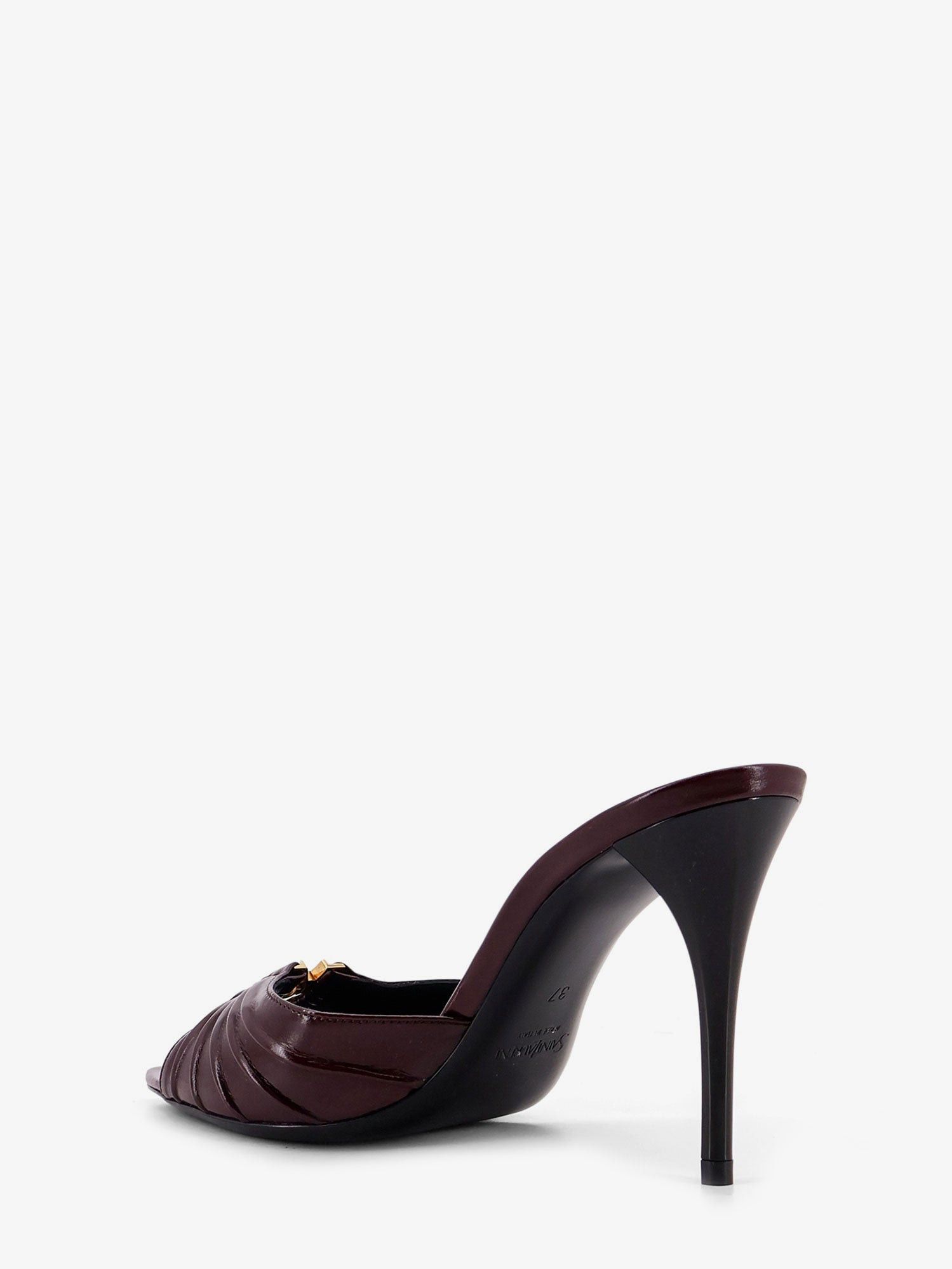 Saint Laurent Paris Babylone 90 Leather Sandals Size US 7.5 / IT 37.5 - 3 Thumbnail