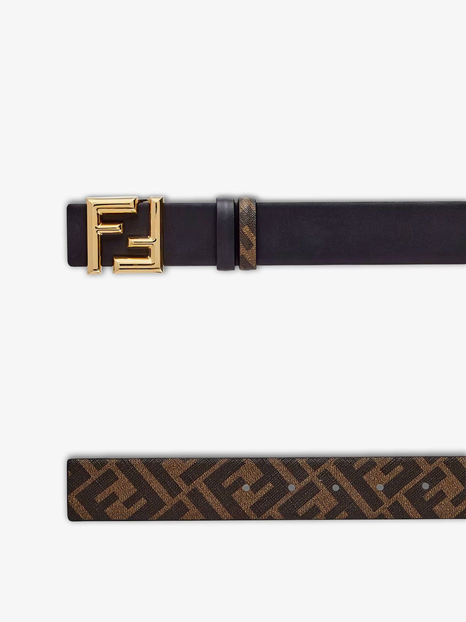 Fendi Rounded Reversible Belt Size ONE SIZE - 2 Thumbnail