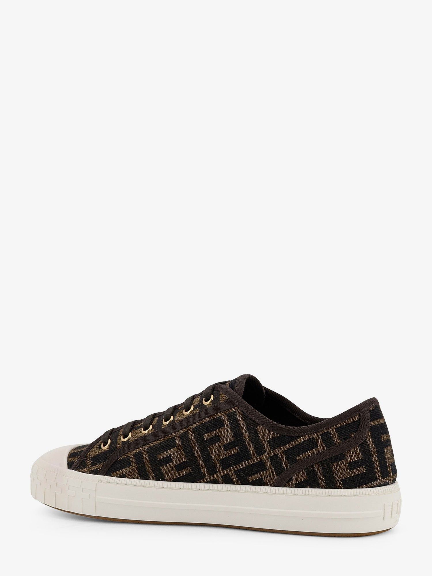 Fendi Fendi Domino Ff Jacquard Fabric Sneakers Size US 9 / EU 42 - 3 Thumbnail