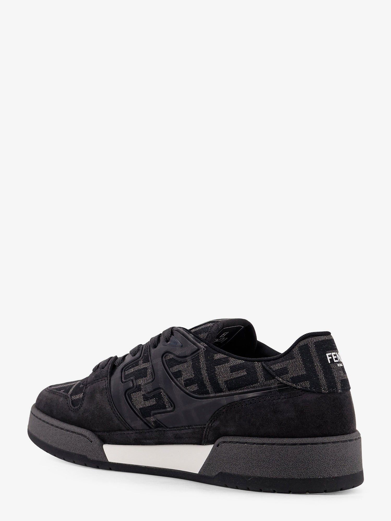 Fendi Fendi Match Sneakers In Ff Jacquard Fabric And Suede Size US 7 / EU 40 - 3 Thumbnail