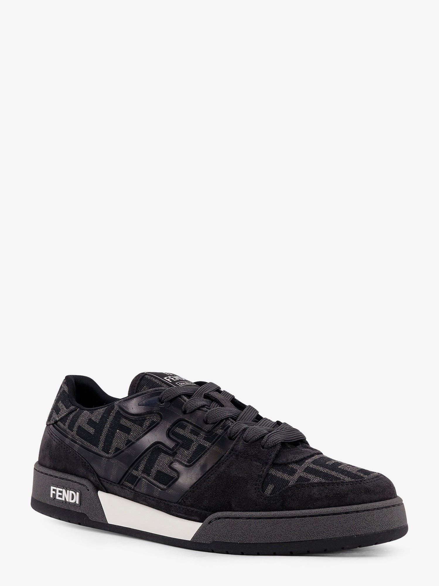 Fendi Fendi Match Sneakers In Ff Jacquard Fabric And Suede Size US 8 / EU 41 - 2 Thumbnail