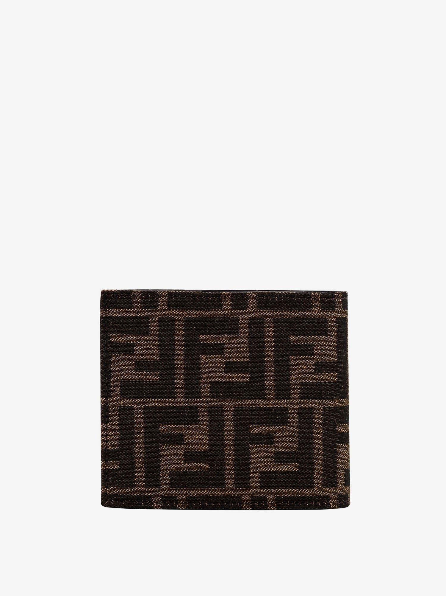 Fendi Bifold Wallet In Ff Jacquard Fabric Size ONE SIZE - 2 Thumbnail