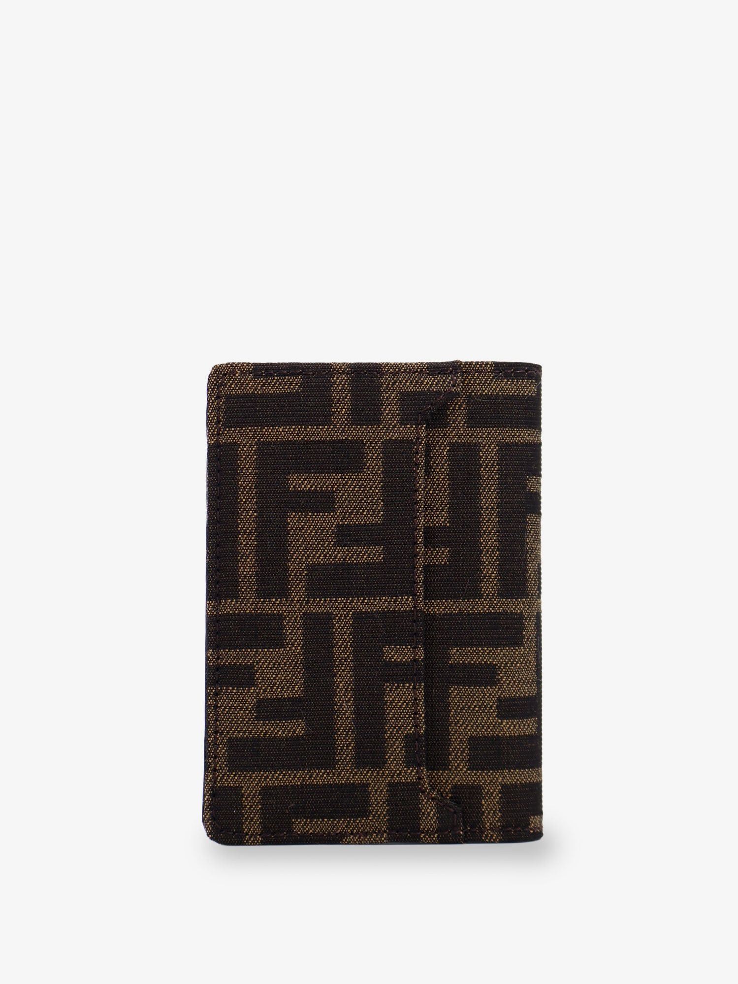 Fendi Ff Fabric Card Holder With Front Logo Size ONE SIZE - 2 Thumbnail