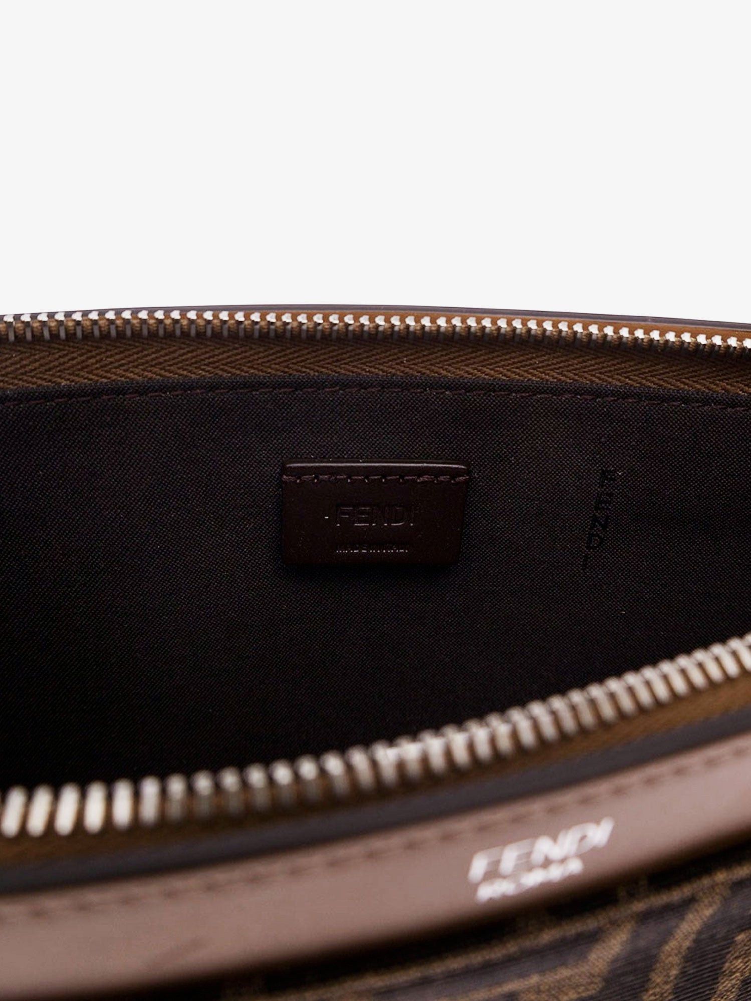 Fendi Ff Jacquard Fabric Flat Pouch Large Size ONE SIZE - 4 Thumbnail