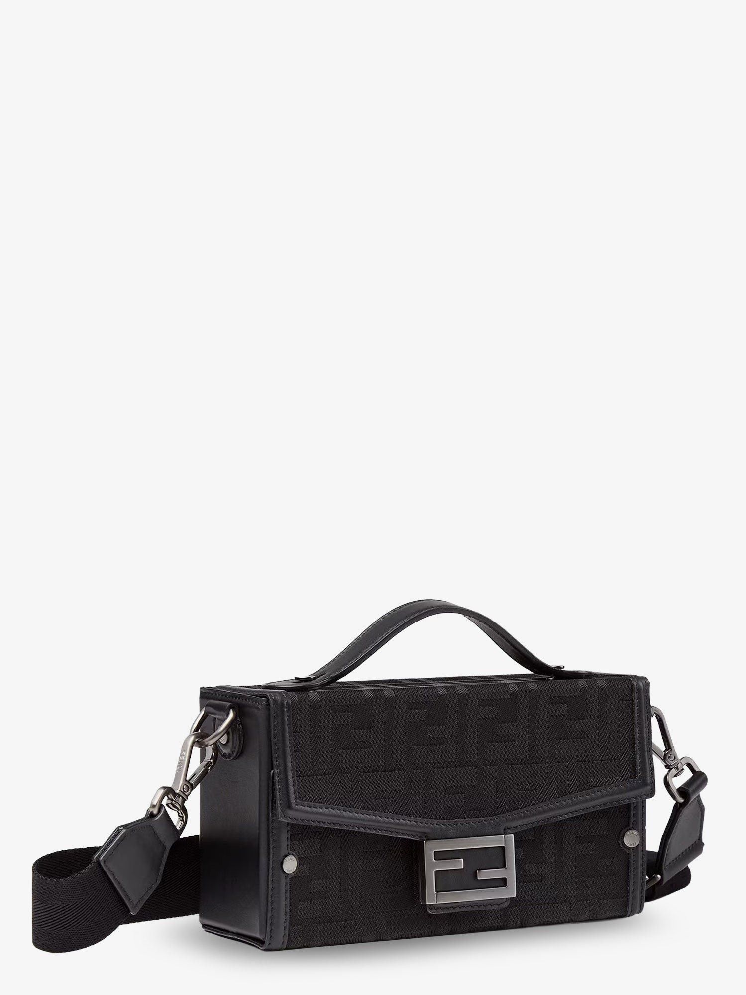 Fendi Baguette Soft Trunk Ff Fabric Crossbody Bag Size ONE SIZE - 3 Thumbnail