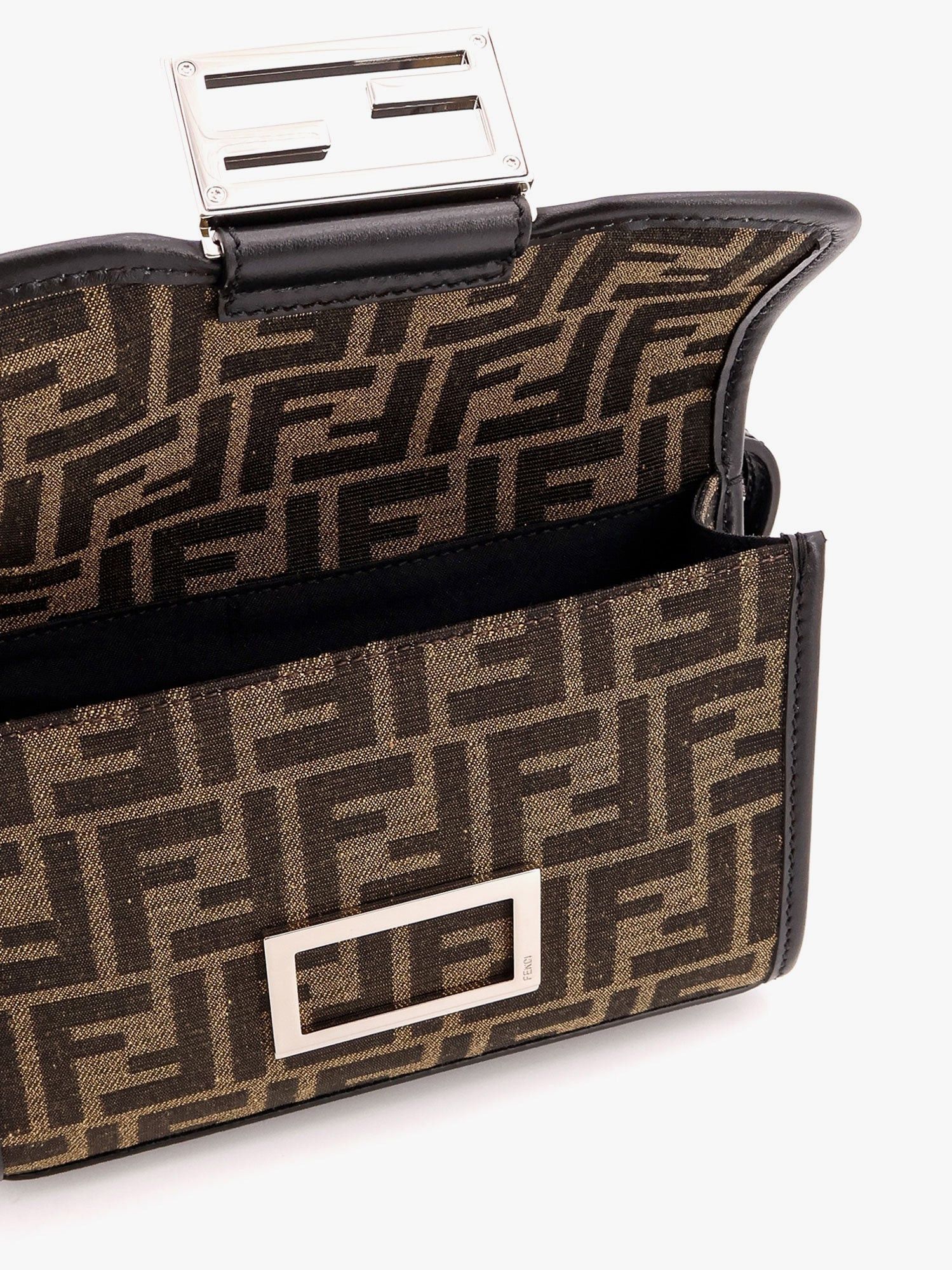 Fendi Baguette Double Jacquard Shoulder Bag Size ONE SIZE - 4 Thumbnail