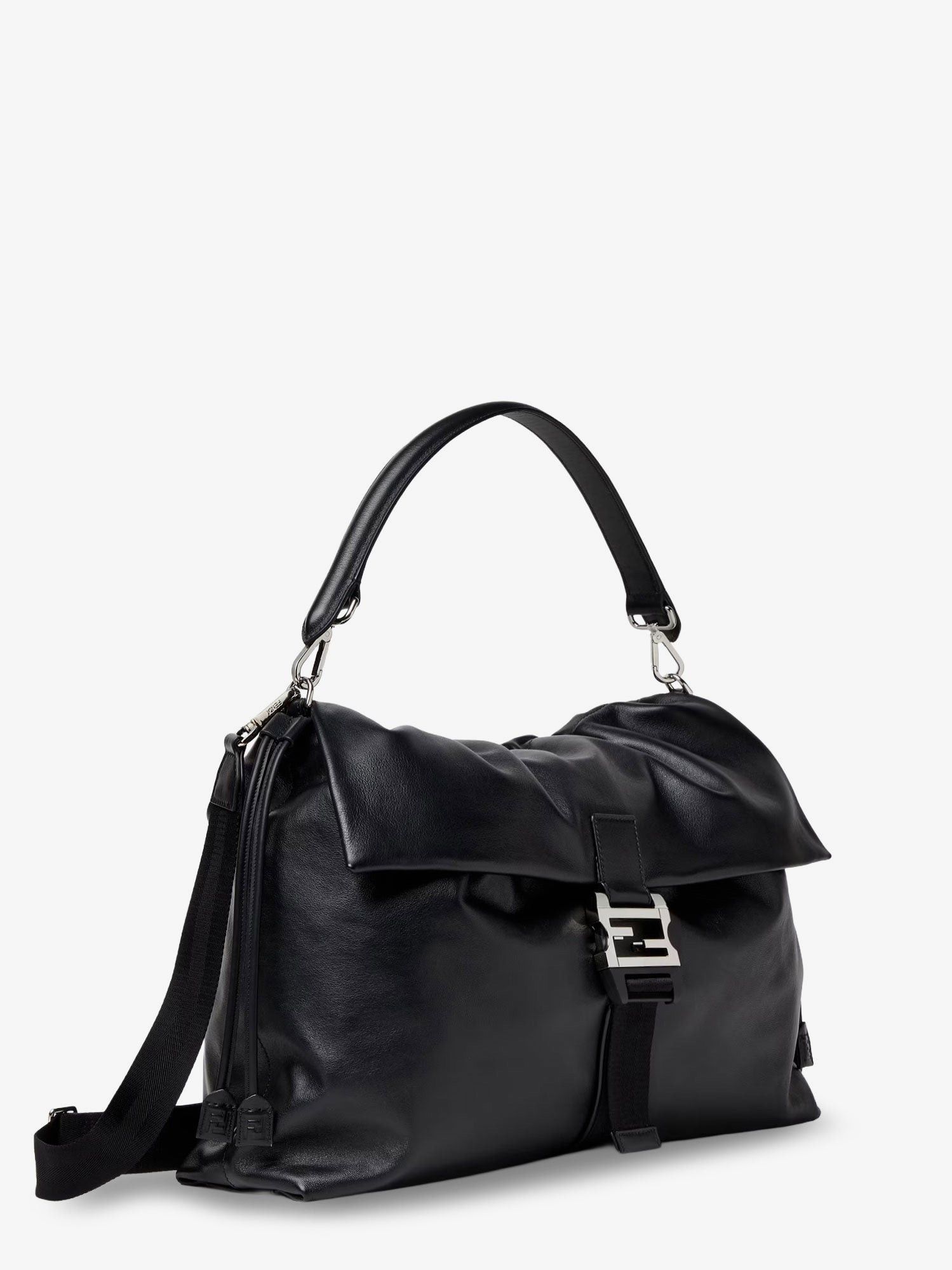 Fendi Fendi Flux Maxi Messenger Leather Crossbody Bag Size ONE SIZE - 4 Thumbnail