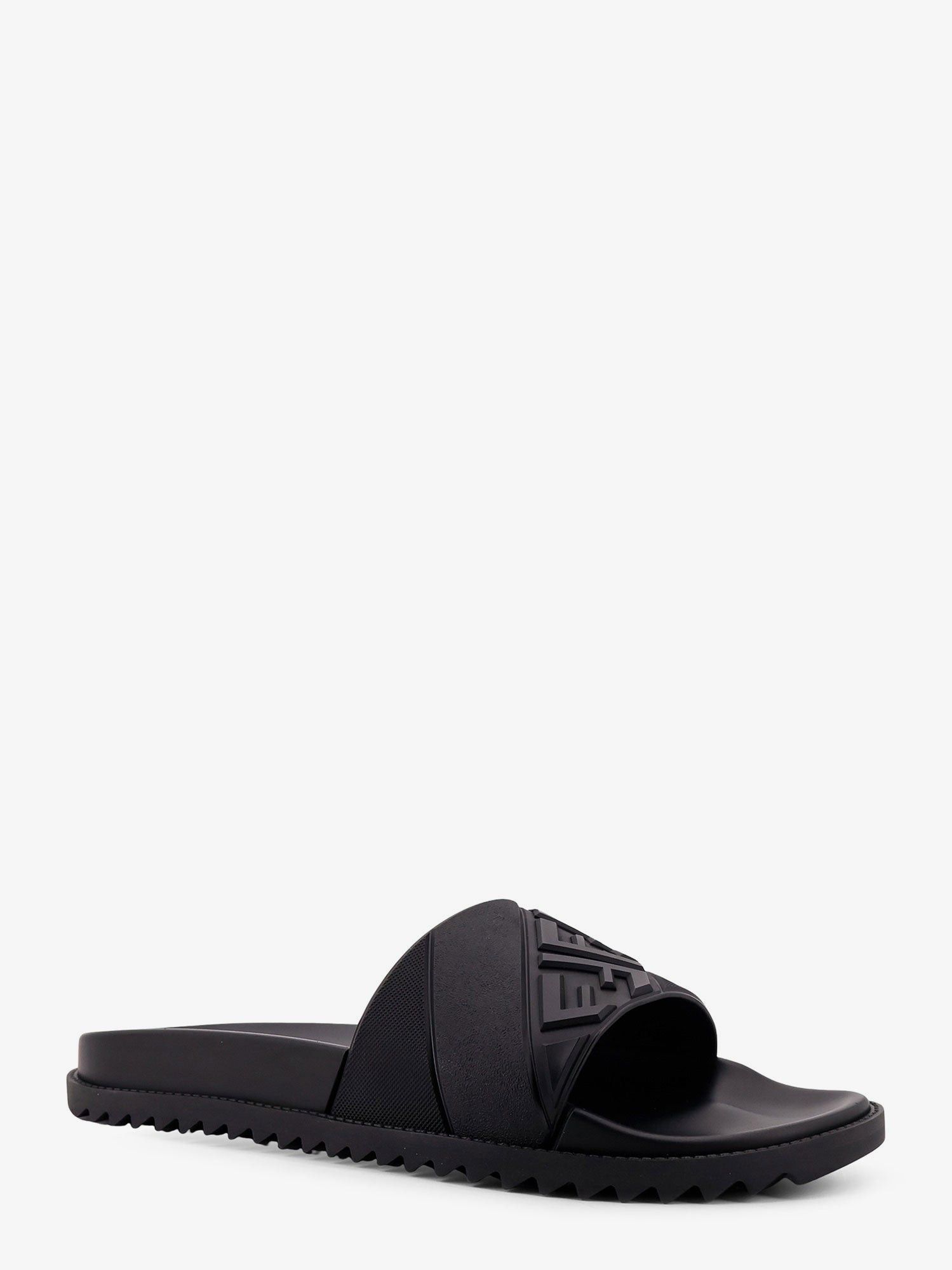 Fendi Ff Rubber Slides Size US 7 / EU 40 - 2 Thumbnail
