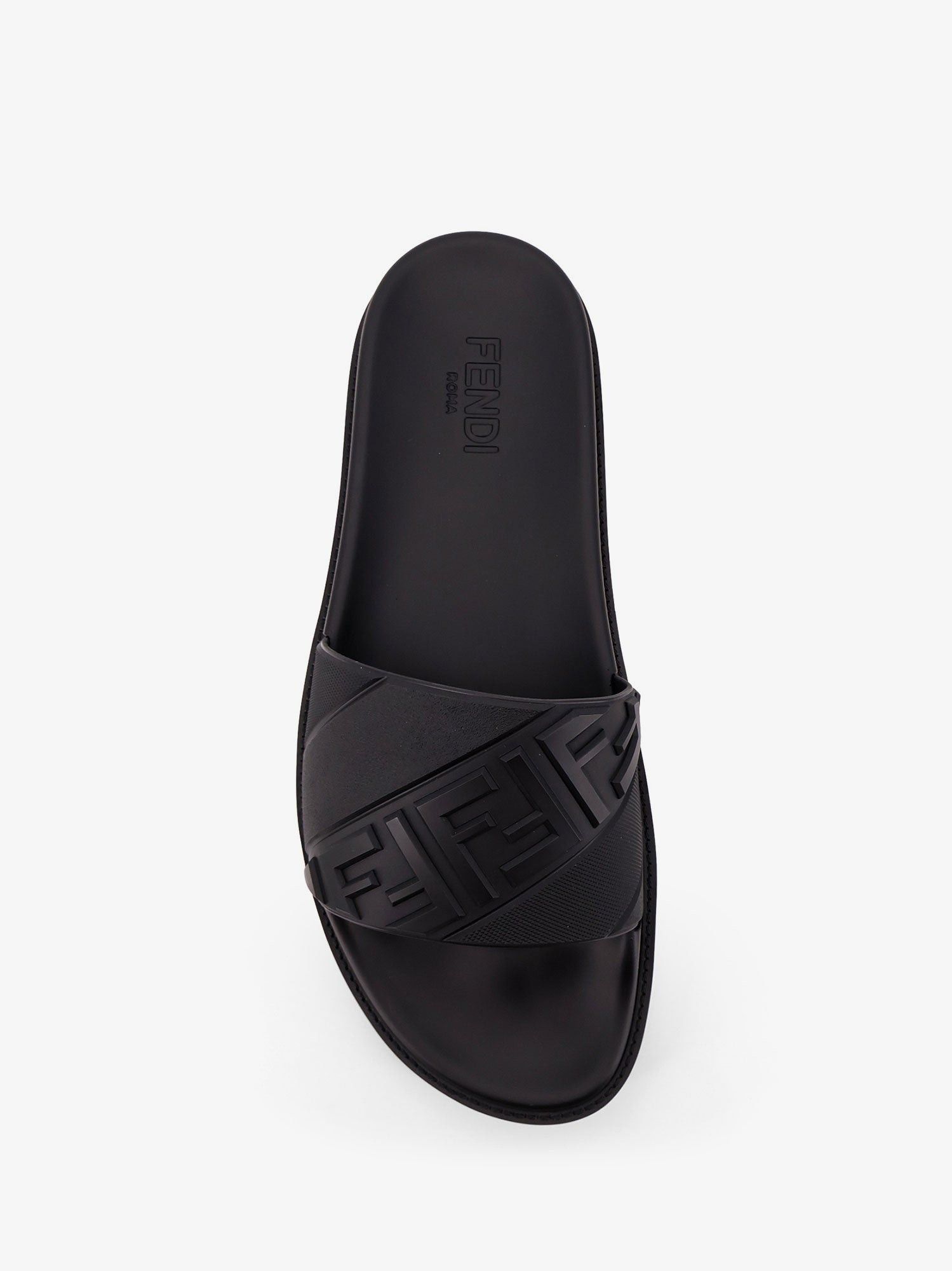 Fendi Ff Rubber Slides Size US 7 / EU 40 - 5 Thumbnail