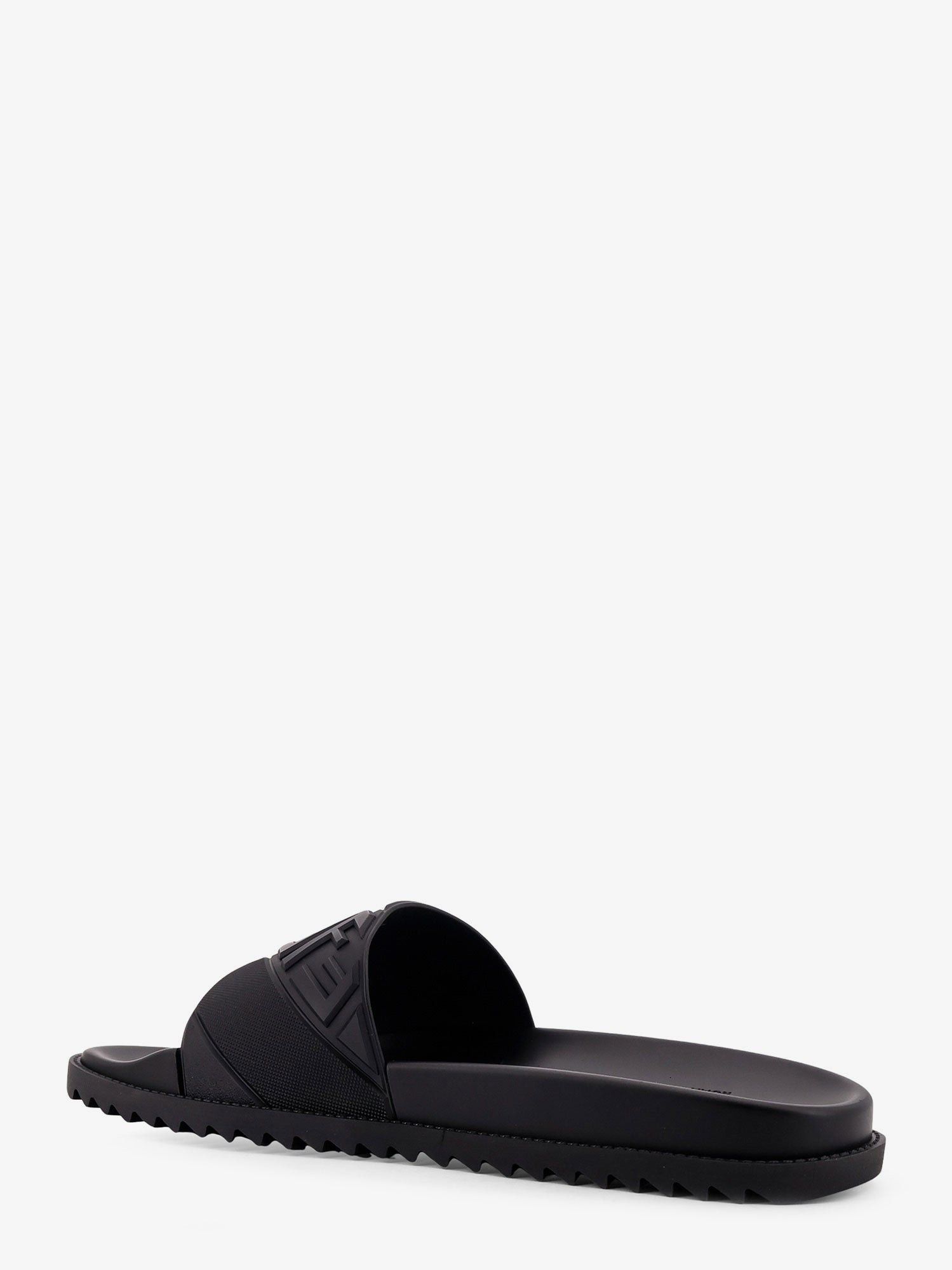 Fendi Ff Rubber Slides Size US 8 / EU 41 - 3 Thumbnail