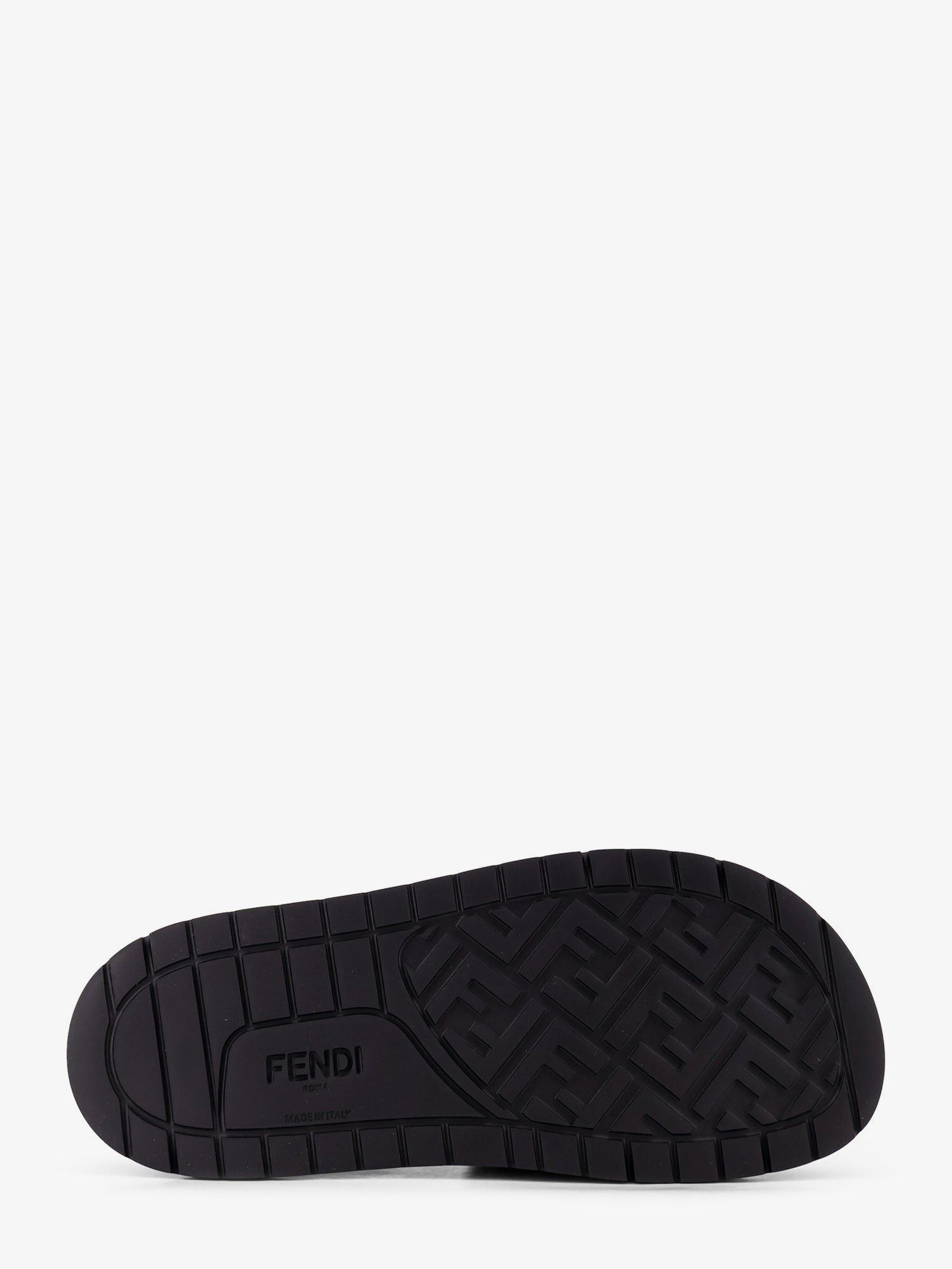 Fendi Low Leather Sandals With Ff Jacquard Insert Size US 10 / EU 43 - 4 Thumbnail