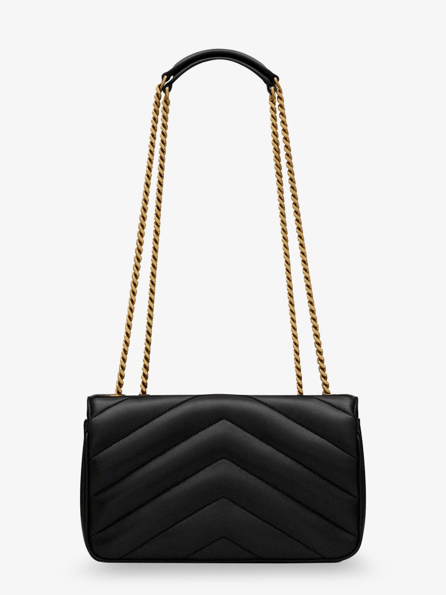 Saint Laurent Paris Loulou Small Matelasse Leather Shoulder Bag Size ONE SIZE - 3 Thumbnail