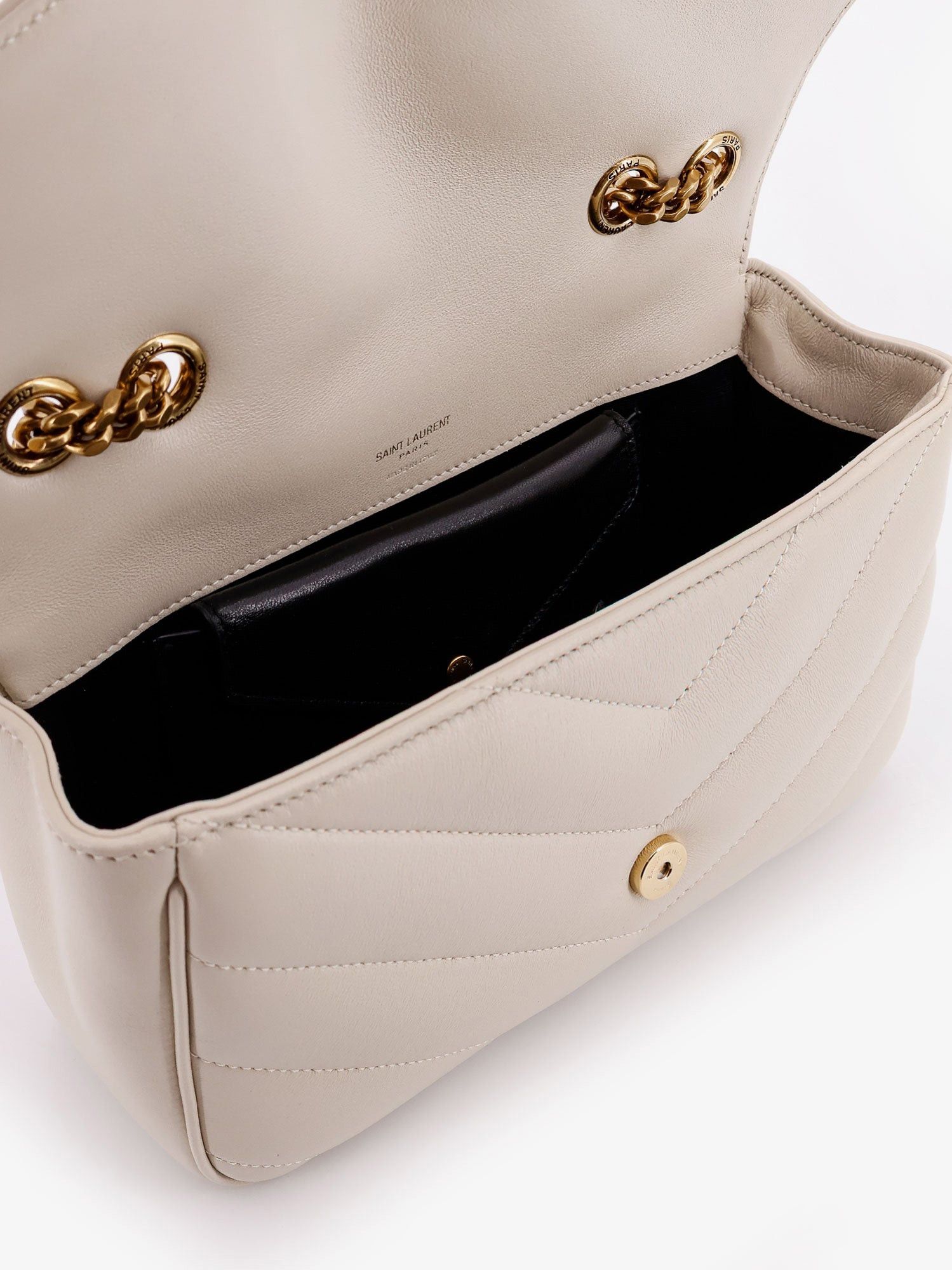 Saint Laurent Paris Loulou Small Quilted Leather Shoulder Bag Size ONE SIZE - 4 Thumbnail