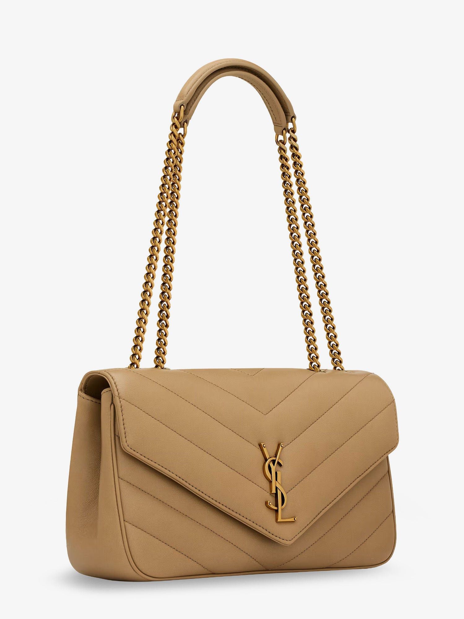Saint Laurent Paris Loulou Leather Shoulder Bag Size ONE SIZE - 3 Thumbnail