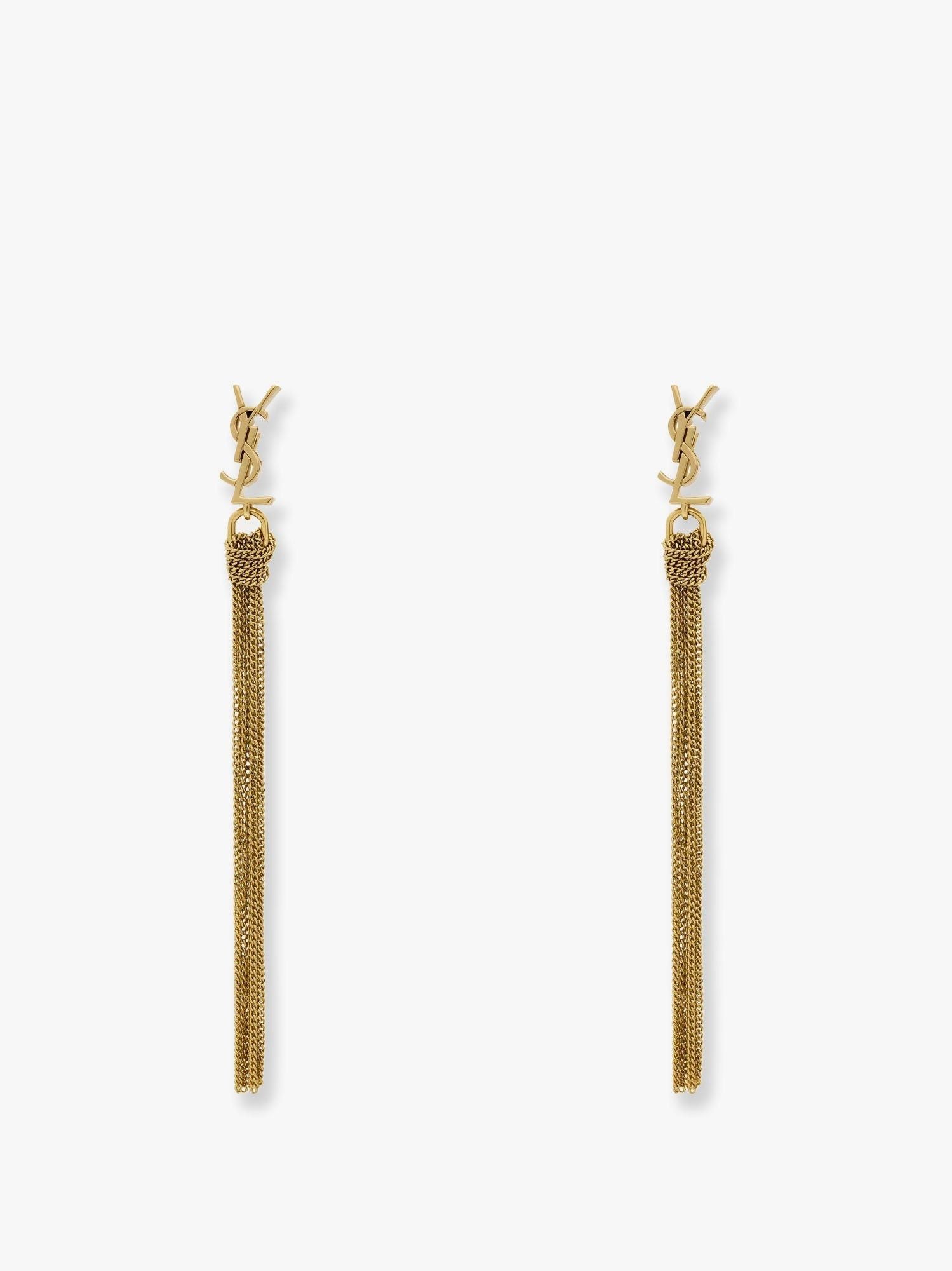 Saint Laurent Paris Cassandre Metal Earrings Size ONE SIZE - 3 Thumbnail