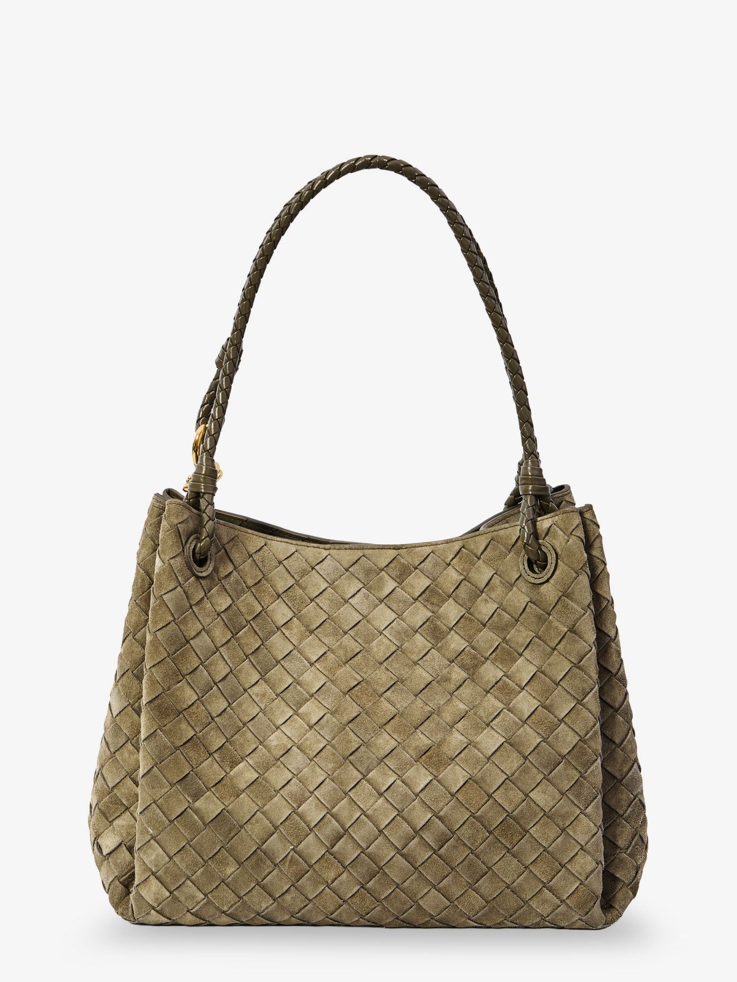Bottega Veneta Parachute Large Suede Shoulder Bag Size ONE SIZE - 2 Thumbnail