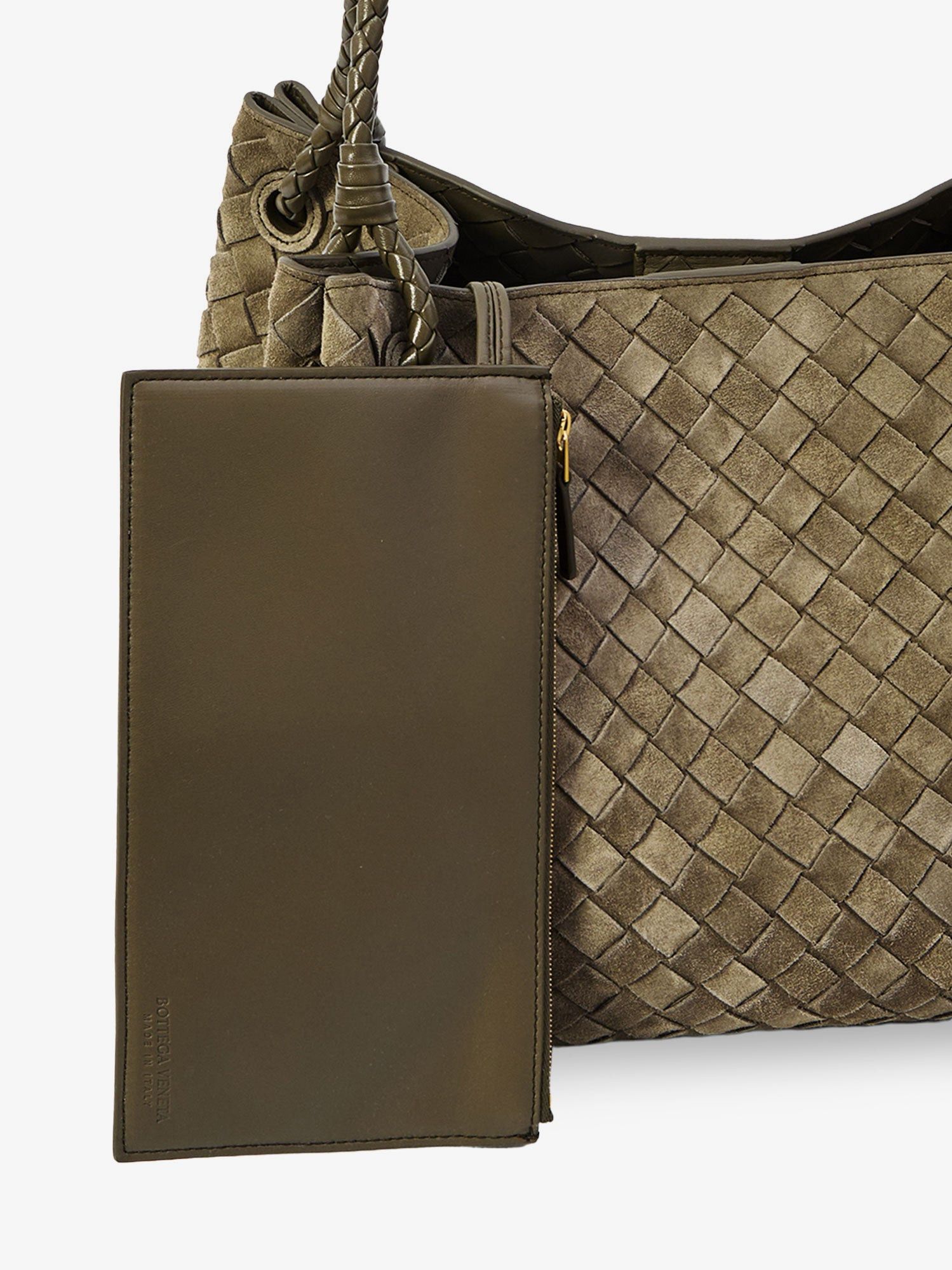 Bottega Veneta Parachute Large Suede Shoulder Bag Size ONE SIZE - 5 Thumbnail